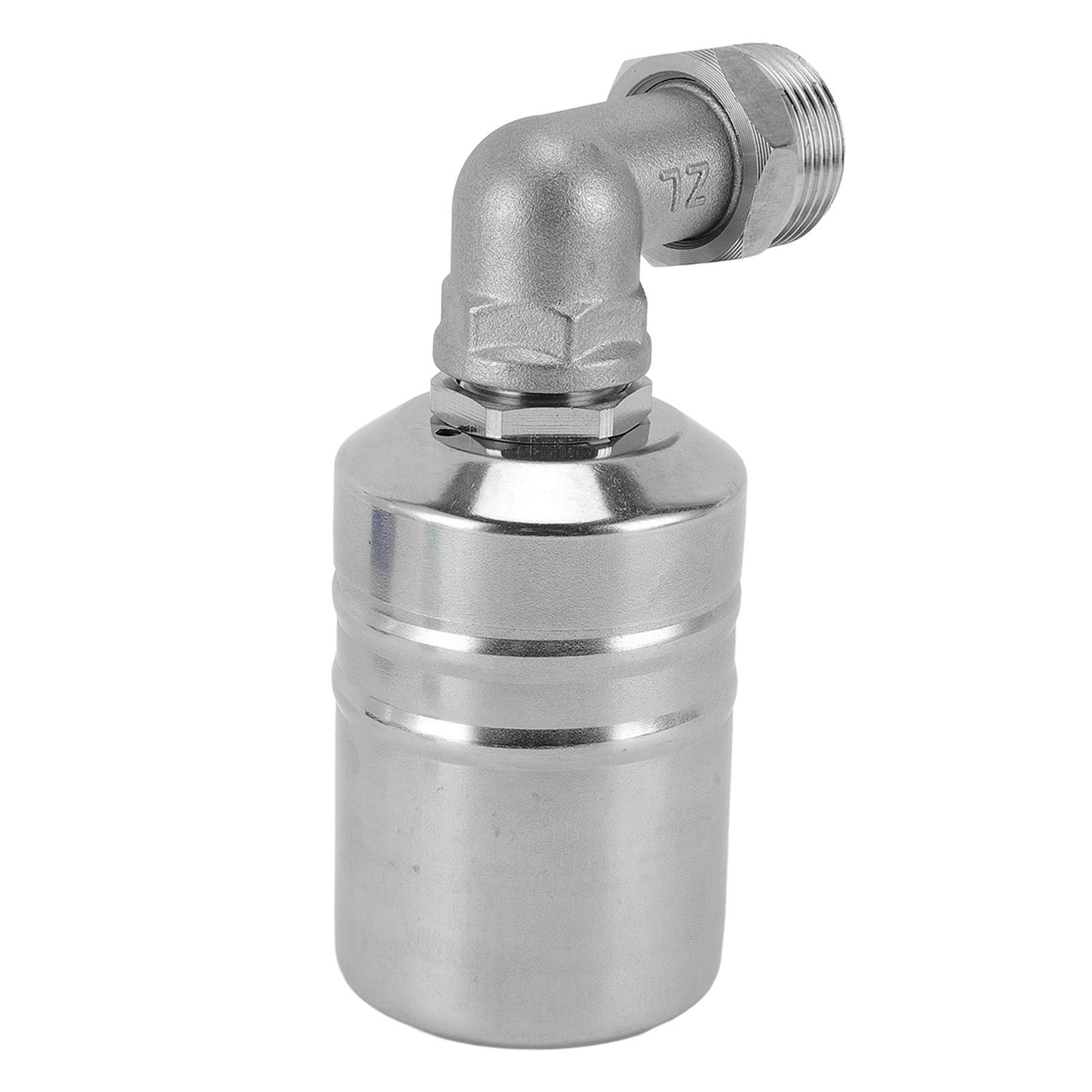 Water Level Control Float Valve with 1/2in Elbow 1/2in to 3/4in Adapter view 4