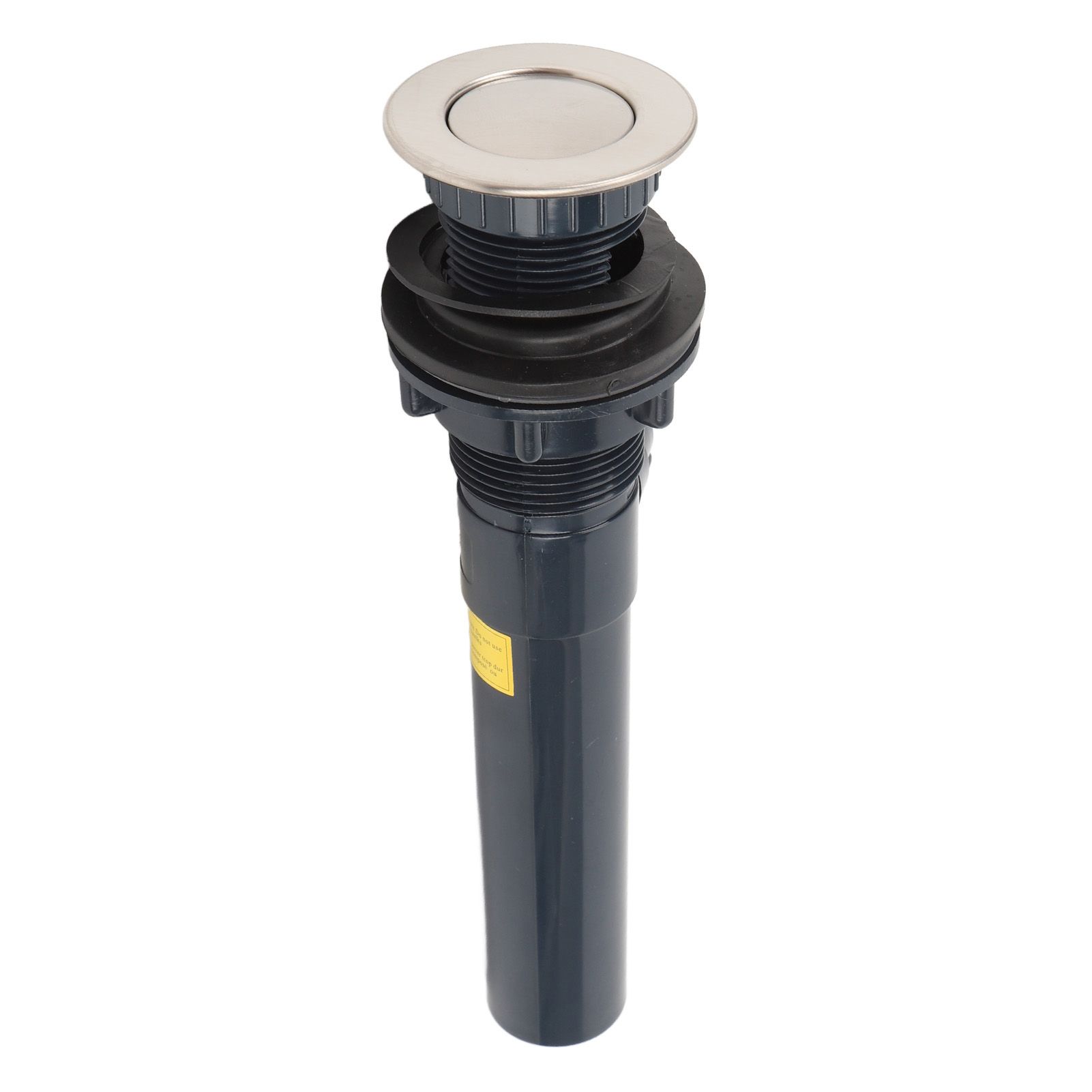 Sink Drain with Lift Rod Anti Clogging Assembly Stainless Steel Pop Up Sink view 6