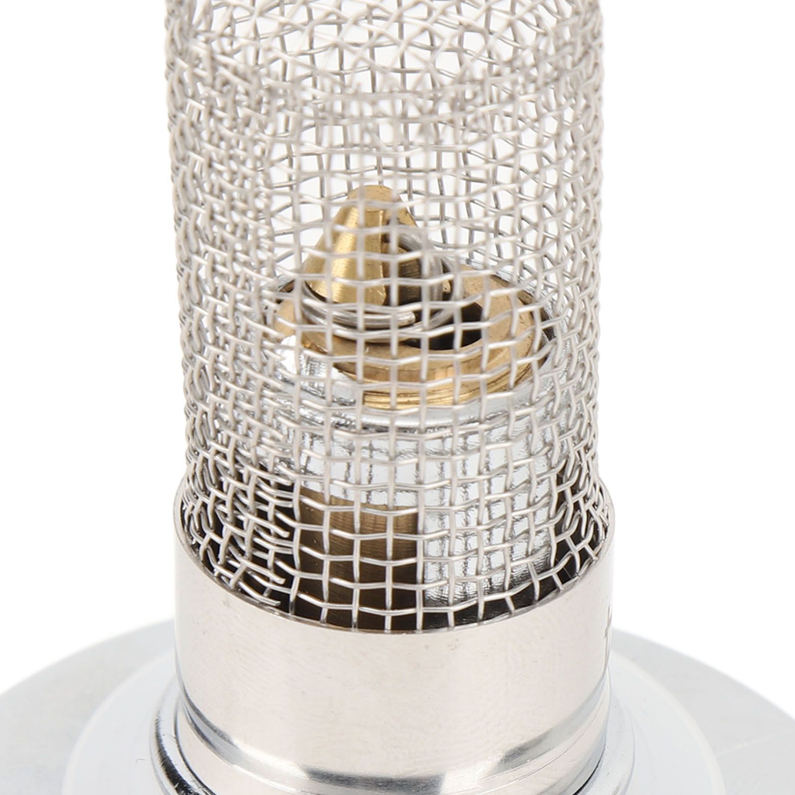 Bathroom Sink Drain Strainer with Detachable Mesh Basket Brass Core Sink Drain view 2