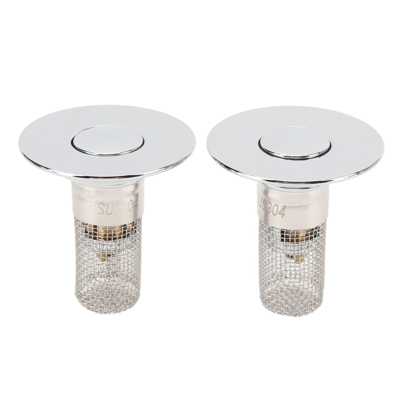 Bathroom Sink Drain Strainer with Detachable Mesh Basket Brass Core Sink Drain view 3