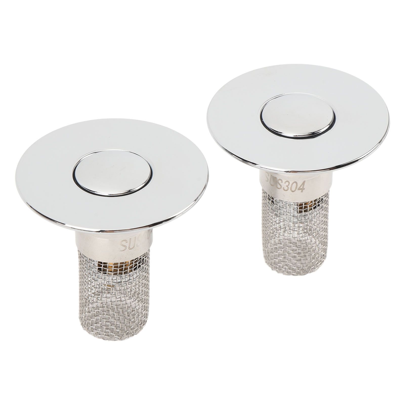 Bathroom Sink Drain Strainer with Detachable Mesh Basket Brass Core Sink Drain view 4