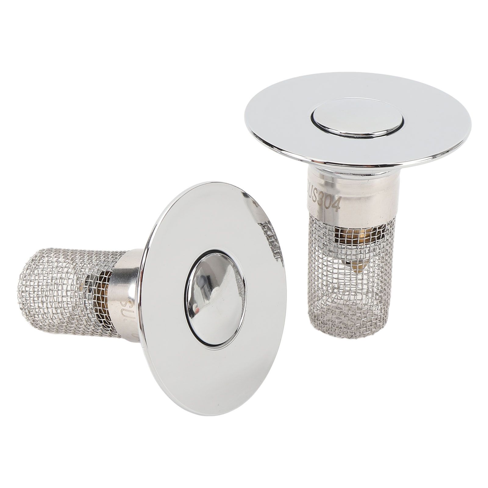 Bathroom Sink Drain Strainer with Detachable Mesh Basket Brass Core Sink Drain view 9