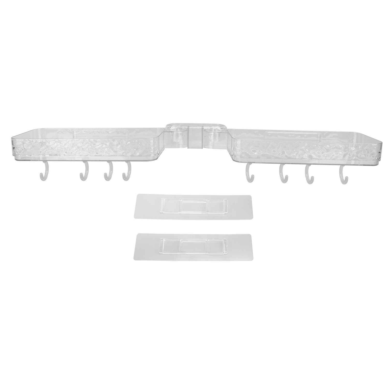 Wall Mounted Sink Caddy Water Resistant Foldable Sturdy Versatile Shower Rack view 3