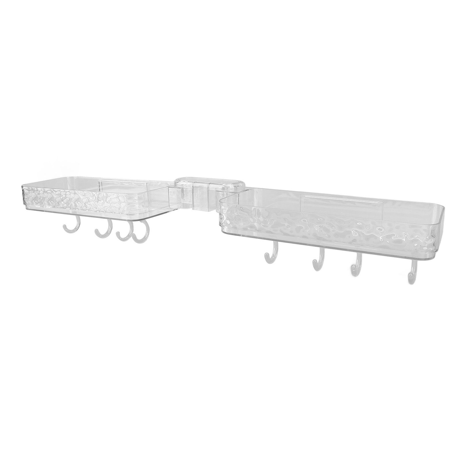 Wall Mounted Sink Caddy Water Resistant Foldable Sturdy Versatile Shower Rack view 9