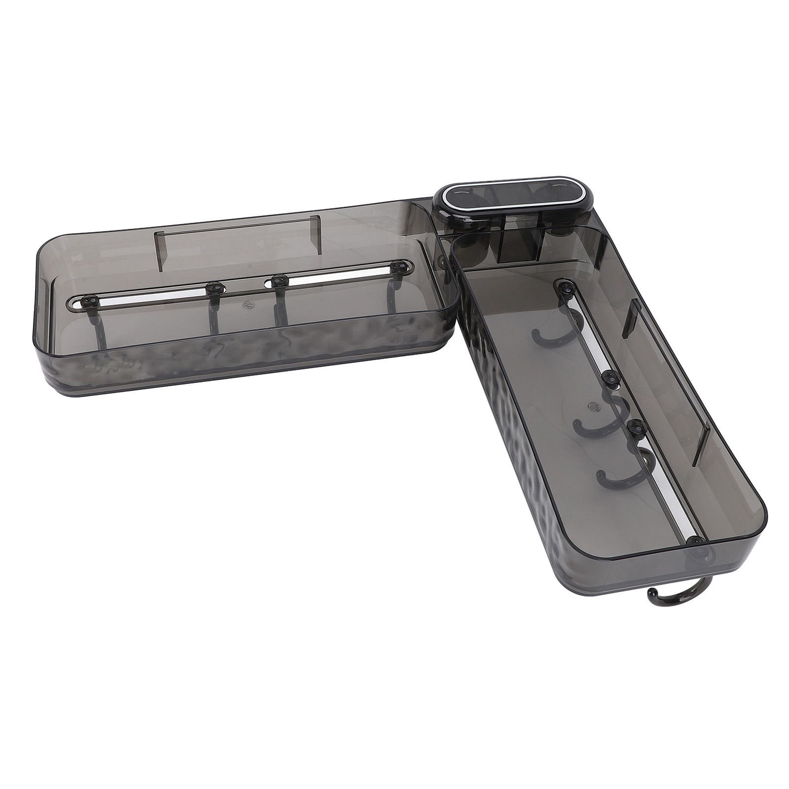Wall Mounted Sink Caddy Water Resistant Foldable Sturdy Versatile Shower Rack view 6