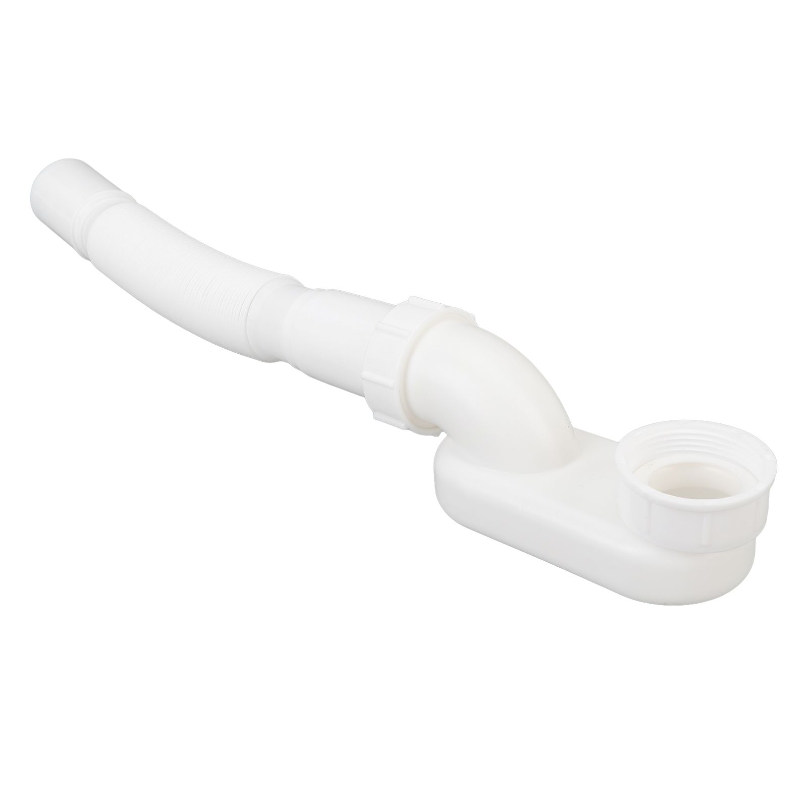Bathtub Shower Drain Pipe PVC 1 1/2 P Type Expandable Odor Prevention Drainage view 11