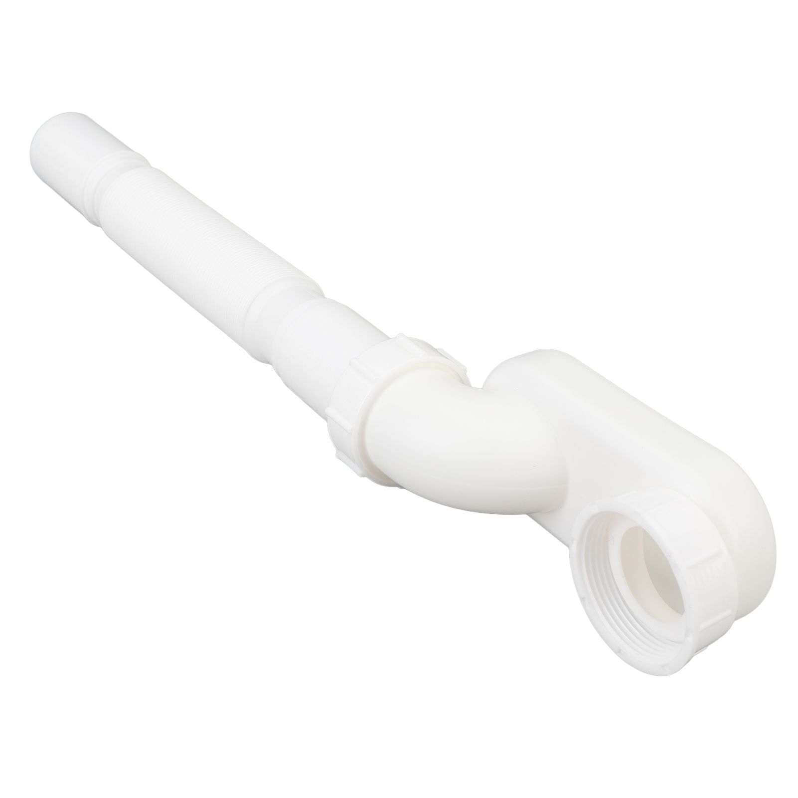 Bathtub Shower Drain Pipe PVC 1 1/2 P Type Expandable Odor Prevention Drainage view 12