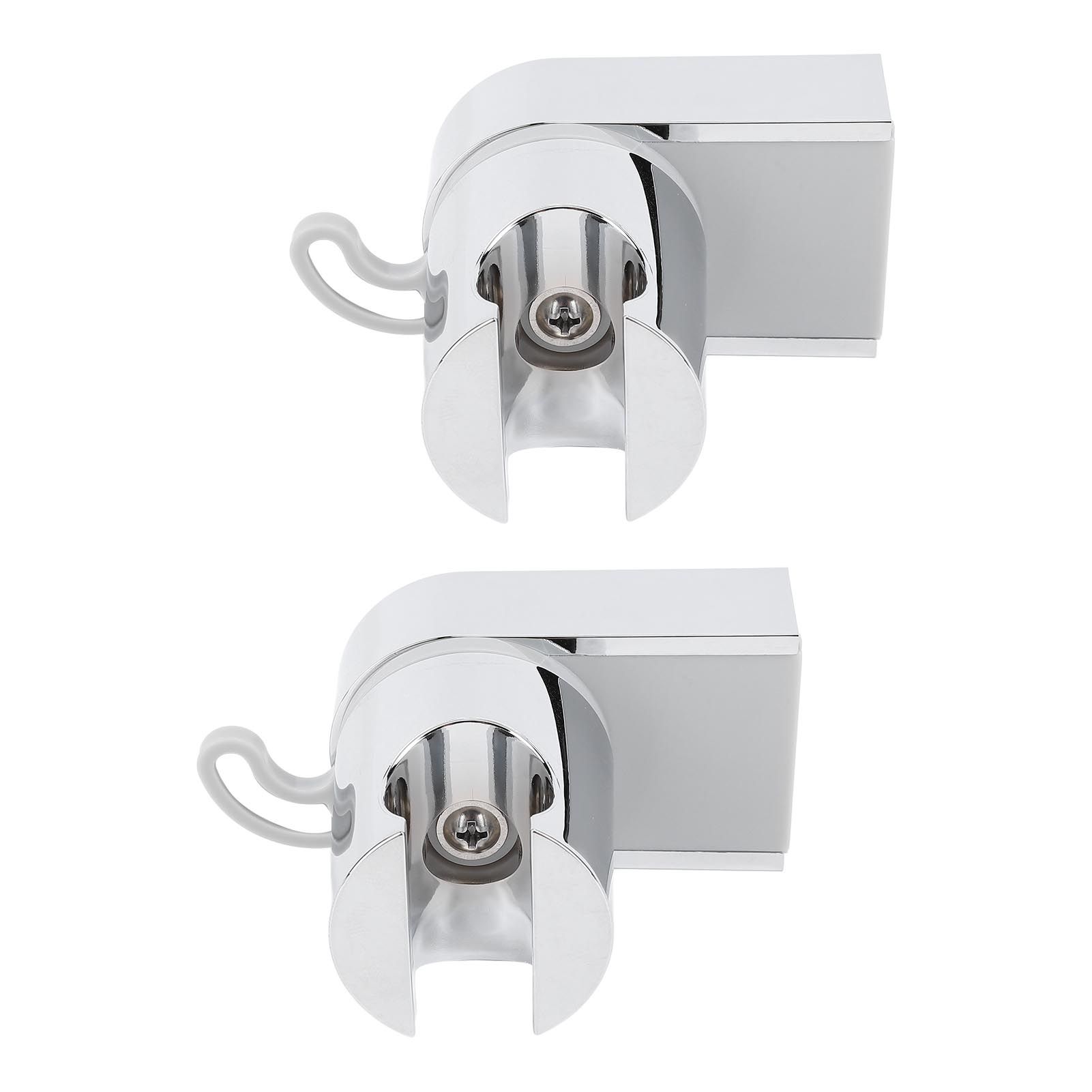 2Pcs Wall Mounted Shower Bracket ABS 360 Degree Shower Holder Wall Bracket — image 1