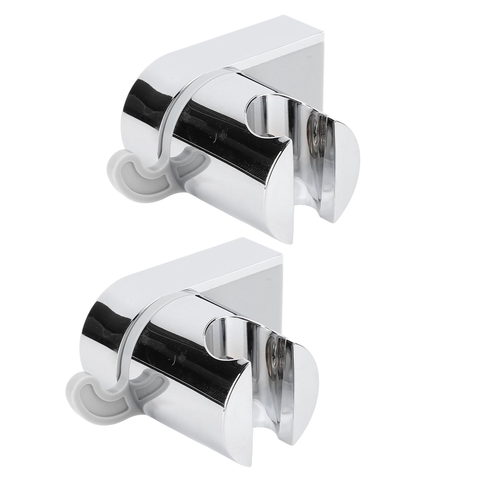 2Pcs Wall Mounted Shower Bracket ABS 360 Degree Shower Holder Wall Bracket view 6