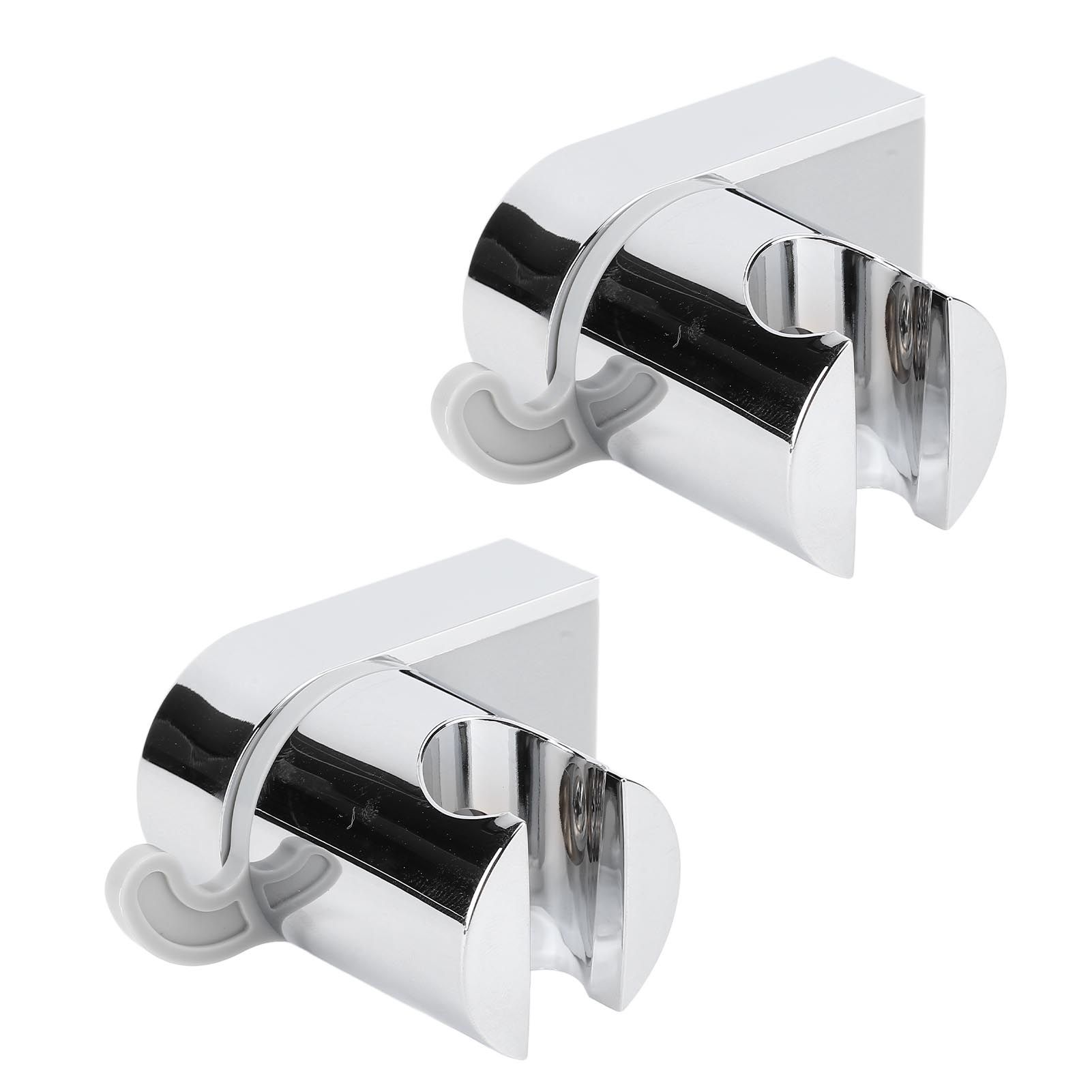 2Pcs Wall Mounted Shower Bracket ABS 360 Degree Shower Holder Wall Bracket view 9