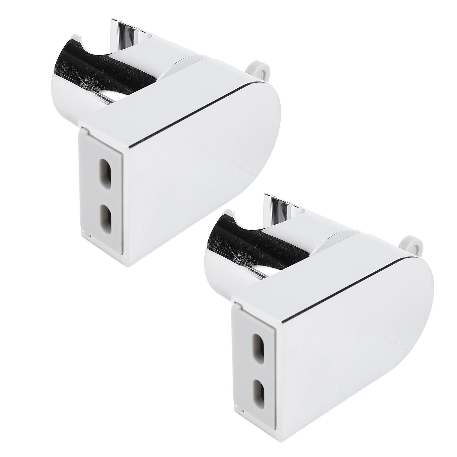 2Pcs Wall Mounted Shower Bracket ABS 360 Degree Shower Holder Wall Bracket view 10