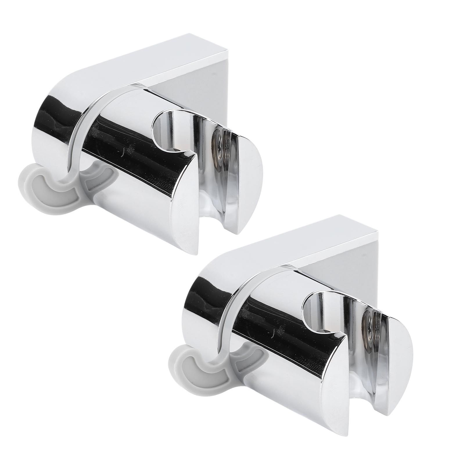 2Pcs Wall Mounted Shower Bracket ABS 360 Degree Shower Holder Wall Bracket view 11