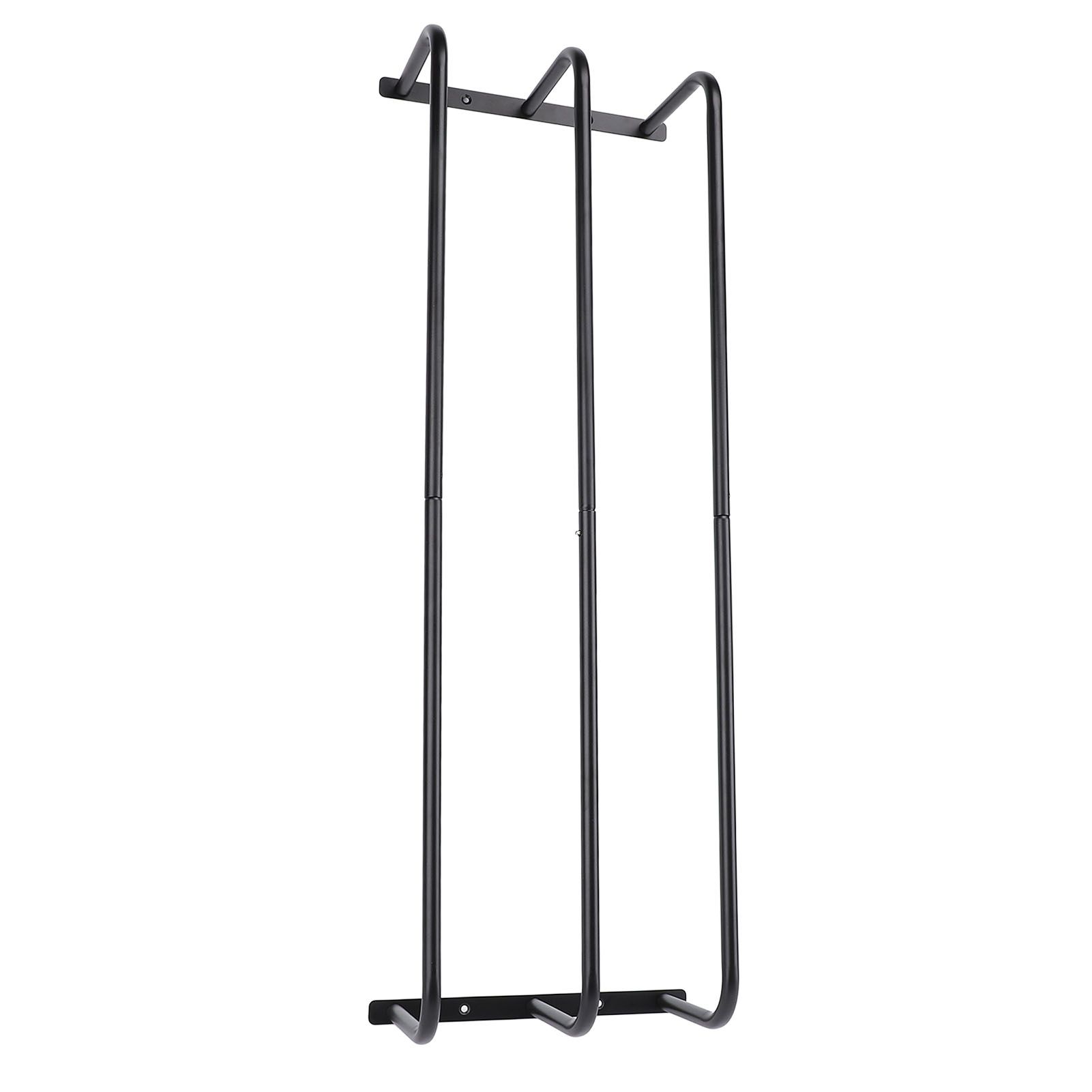 Rolled Towels Rack Three Tubes Iron Wall Mounted Bath Towel Holder Vertical view 3