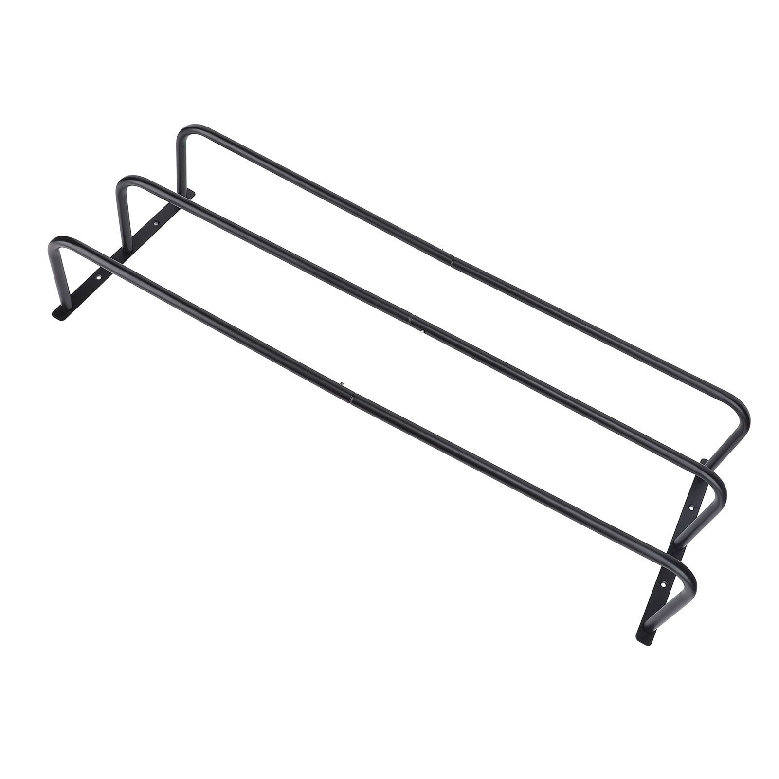 Rolled Towels Rack Three Tubes Iron Wall Mounted Bath Towel Holder Vertical view 6