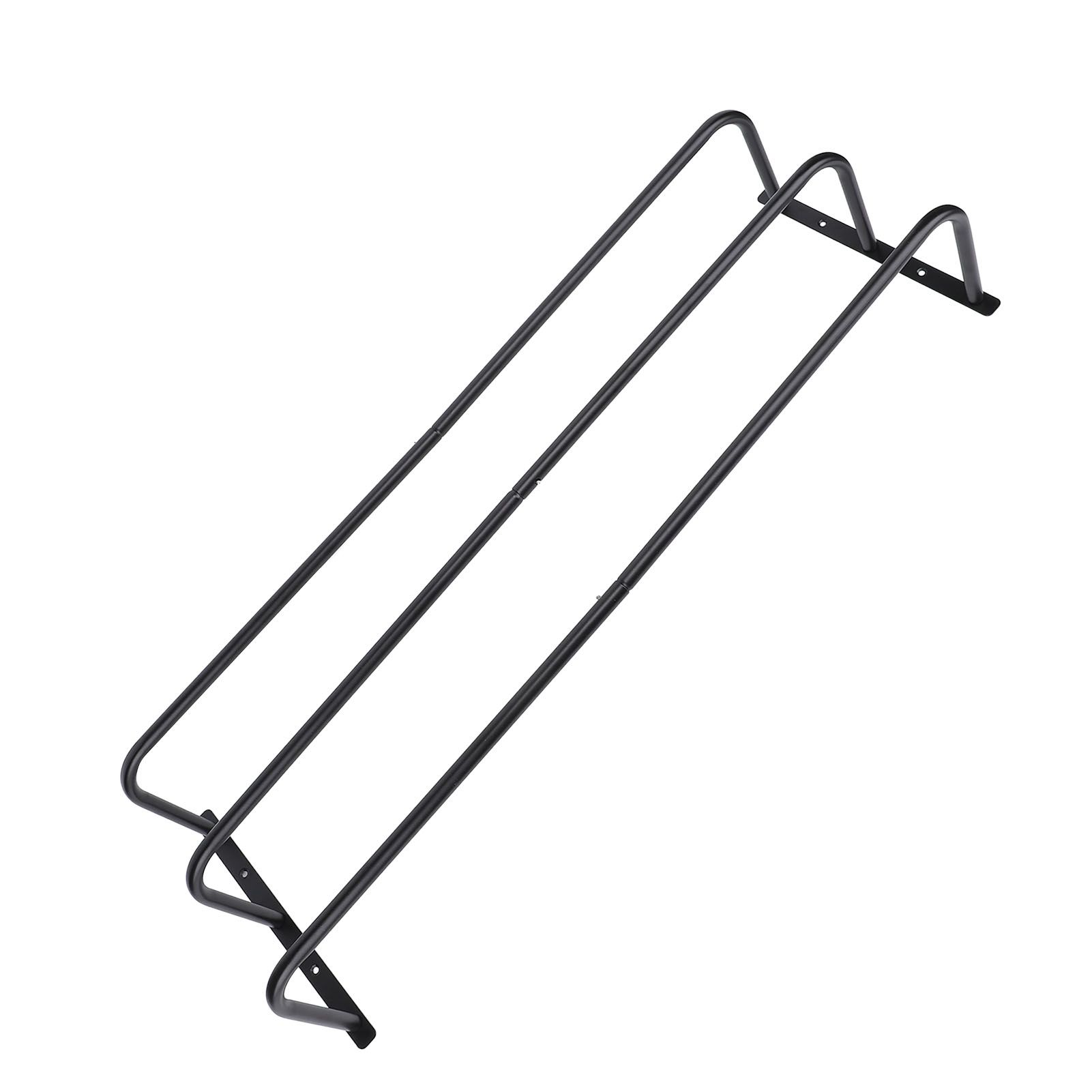 Rolled Towels Rack Three Tubes Iron Wall Mounted Bath Towel Holder Vertical view 7