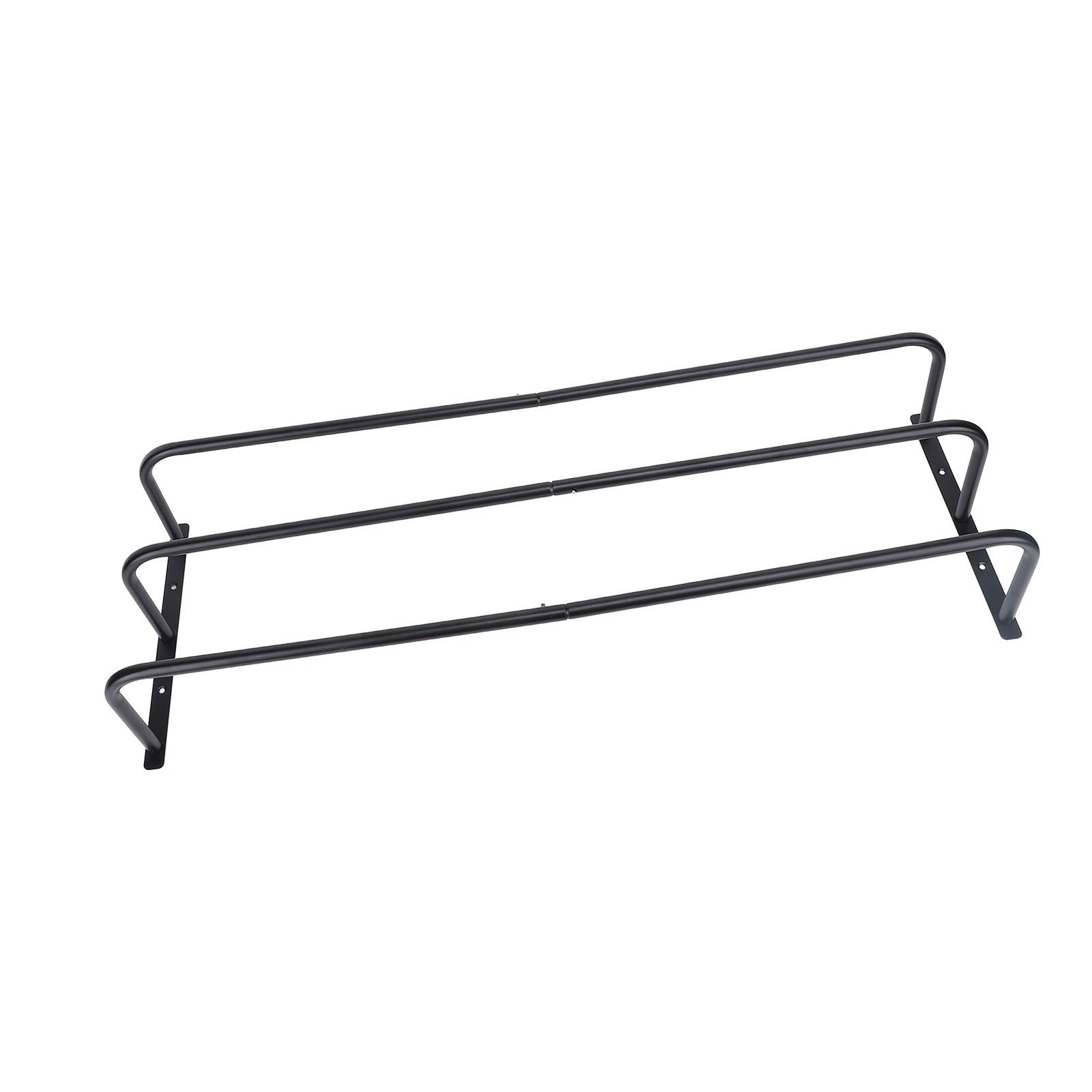 Rolled Towels Rack Three Tubes Iron Wall Mounted Bath Towel Holder Vertical view 8