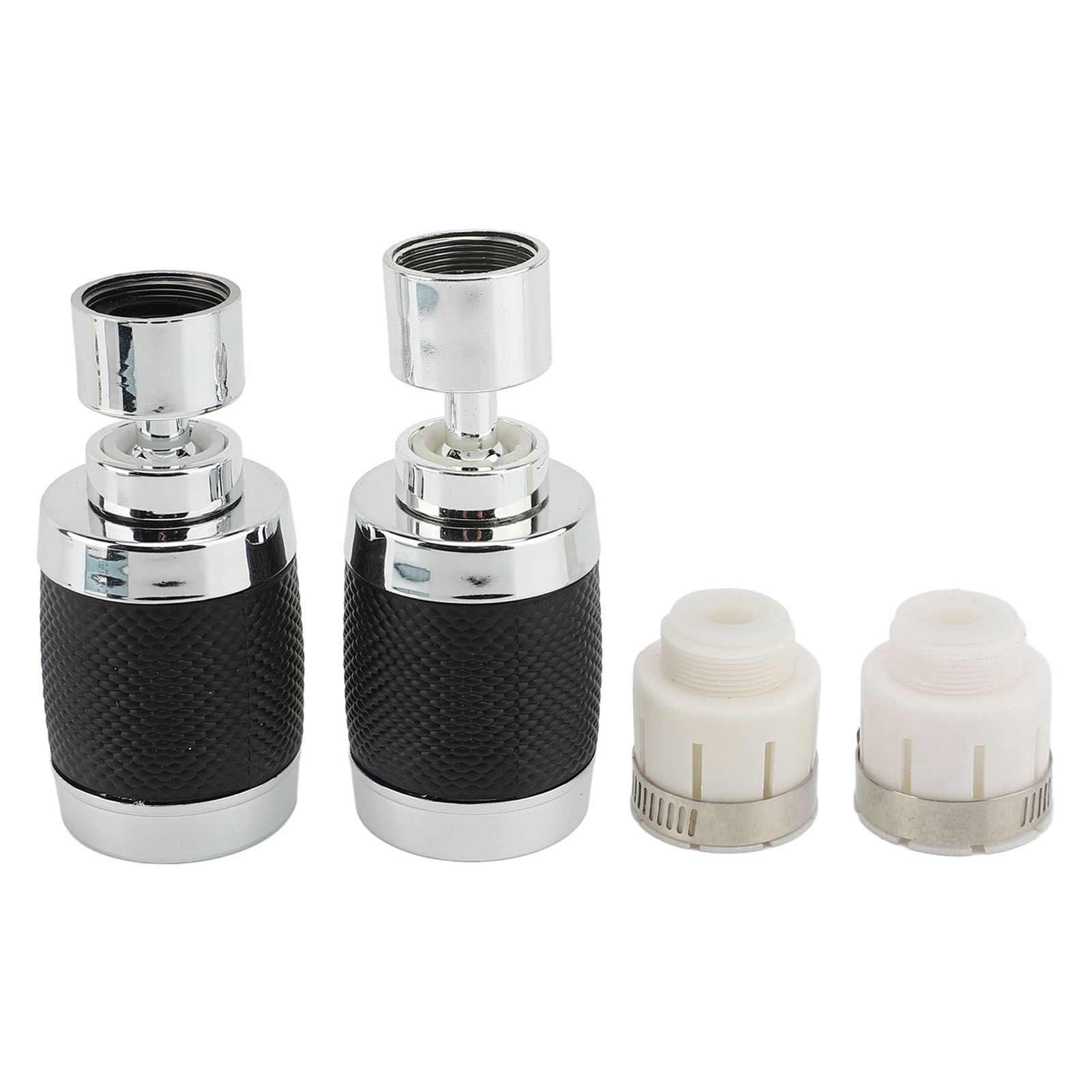 2pcs Faucet Aerator 3 Modes 360 Degree Rotating Splash Filter Faucet Extender