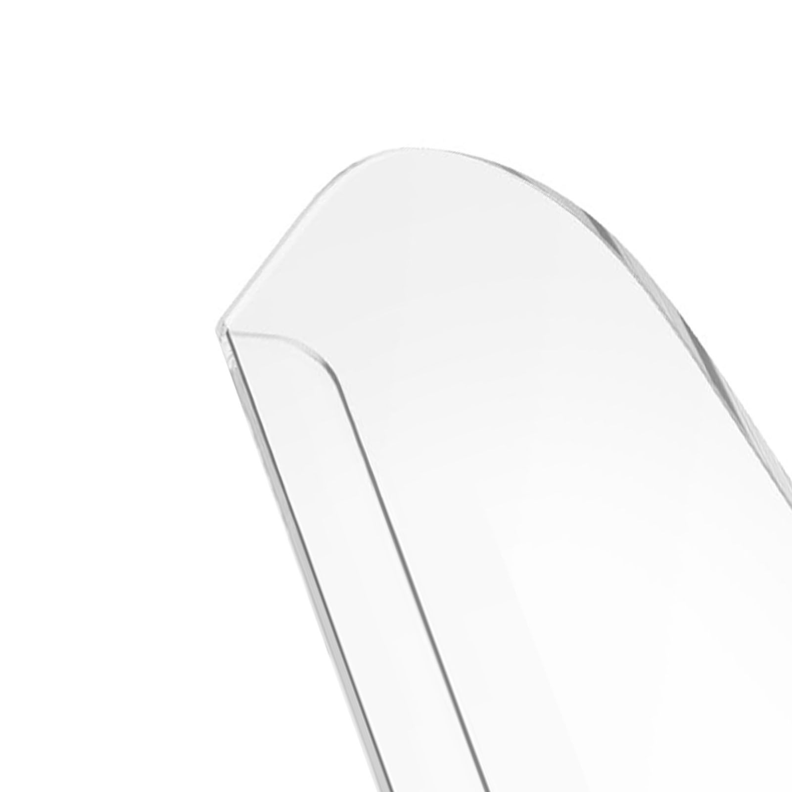 2PCS Clear Shower Splashing Guard Acrylic Bath Angle Protection Tub Corner view 2