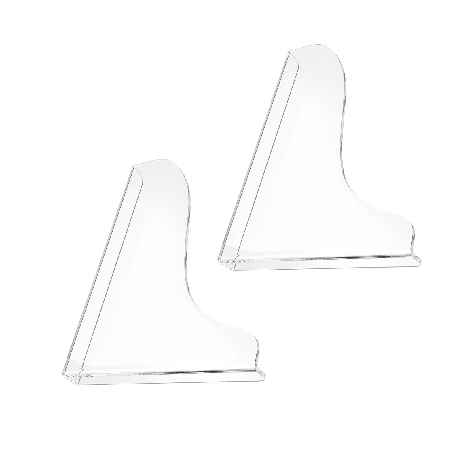 2PCS Clear Shower Splashing Guard Acrylic Bath Angle Protection Tub Corner view 9