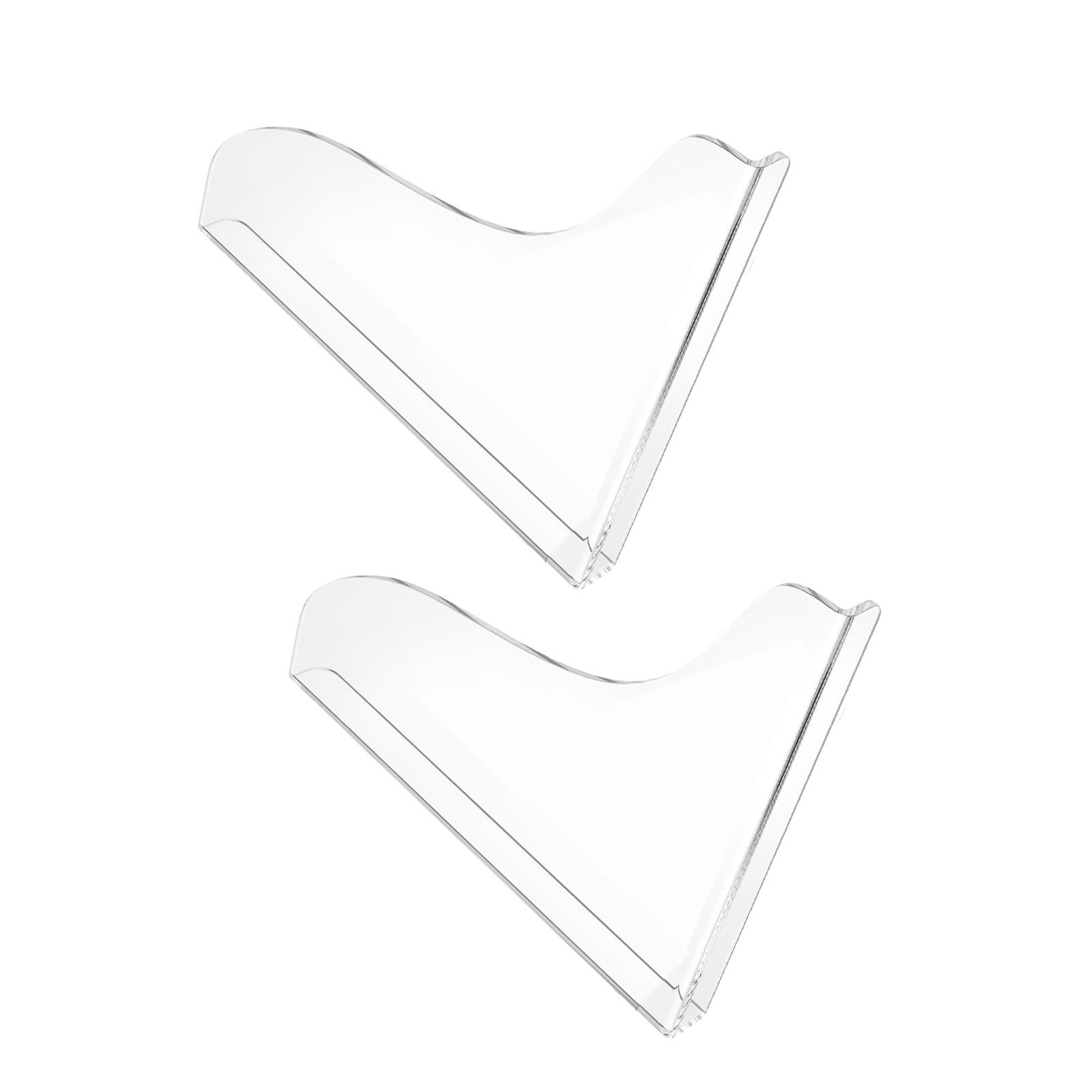2PCS Clear Shower Splashing Guard Acrylic Bath Angle Protection Tub Corner view 11