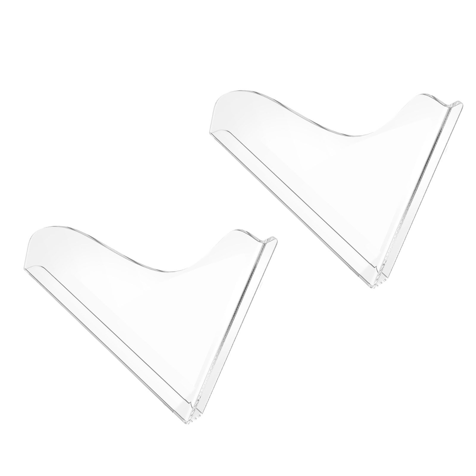 2PCS Clear Shower Splashing Guard Acrylic Bath Angle Protection Tub Corner view 12