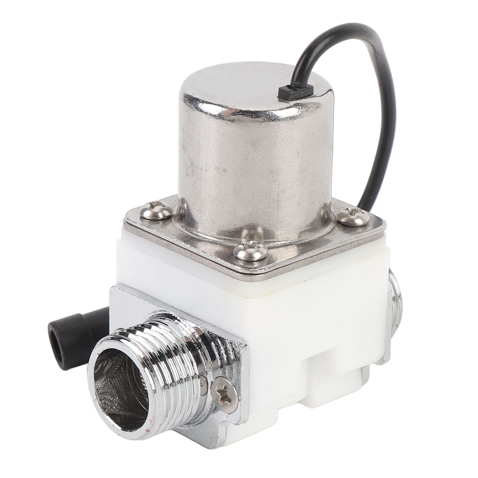 Water Control Electric Pulse Solenoid Valve G1/2in DC Plastic Stainless Steel — image 1