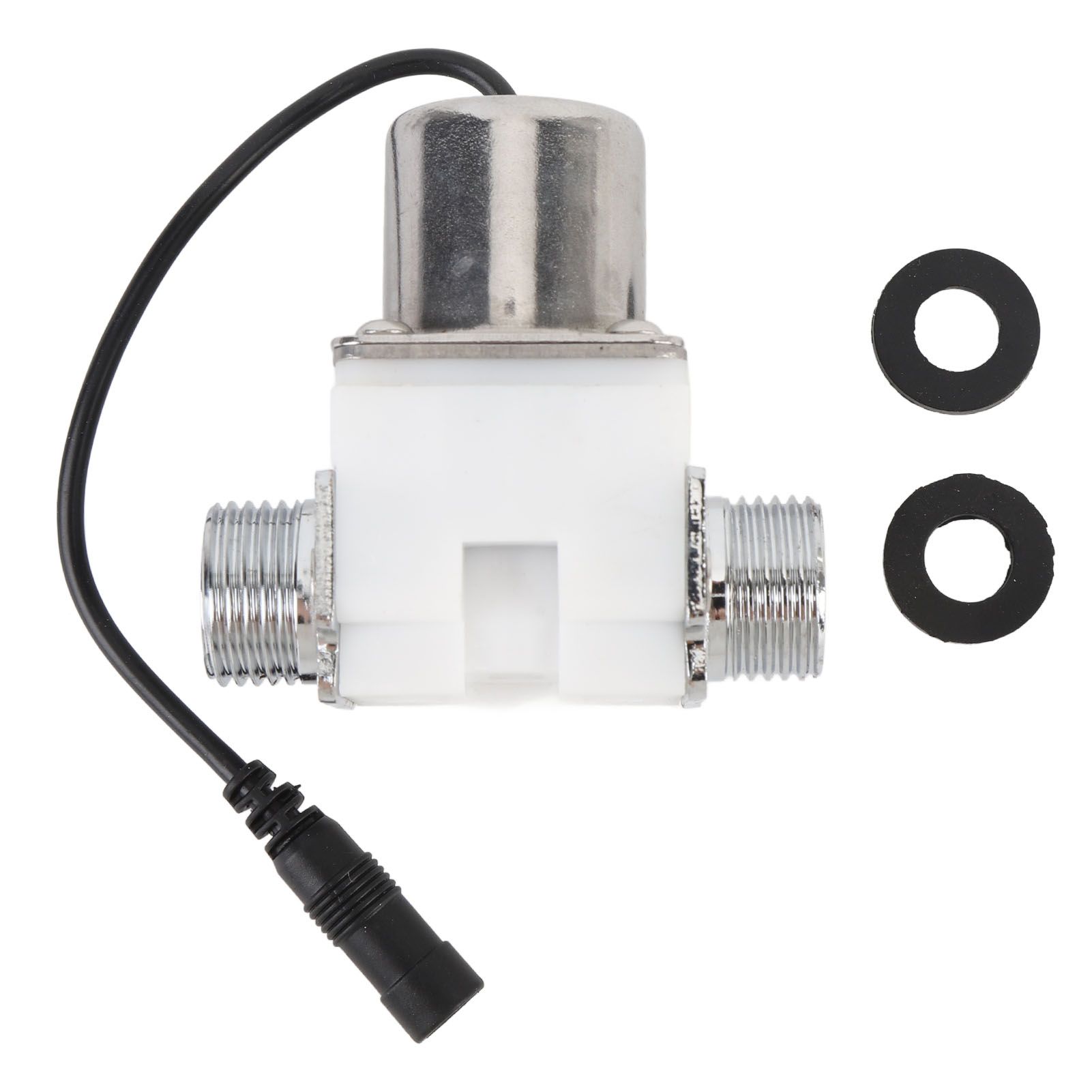 Water Control Electric Pulse Solenoid Valve G1/2in DC Plastic Stainless Steel view 3