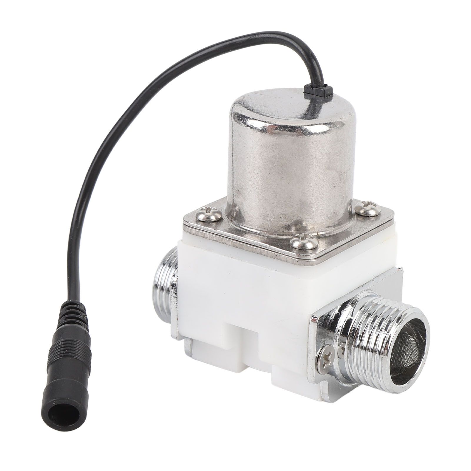 Water Control Electric Pulse Solenoid Valve G1/2in DC Plastic Stainless Steel view 4