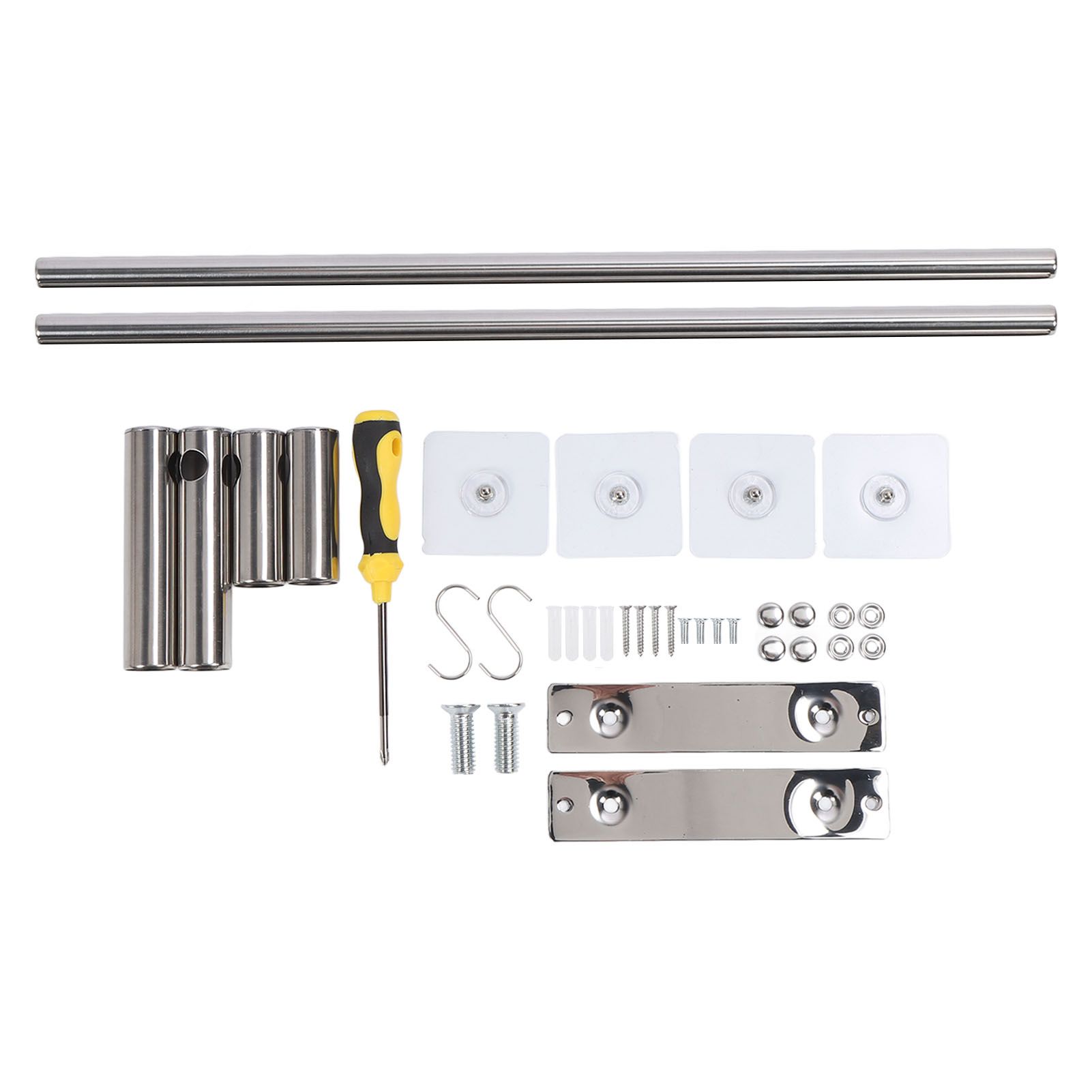 Towel Rack Bathroom Wall Mounted Stainless Steel Hanging Holder with Small view 3