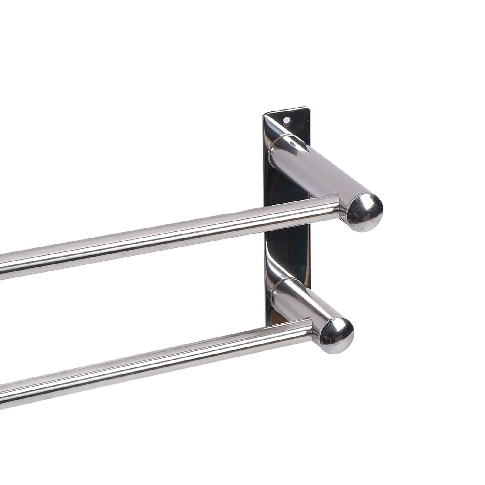 Towel Rack Bathroom Wall Mounted Stainless Steel Hanging Holder with Small view 7