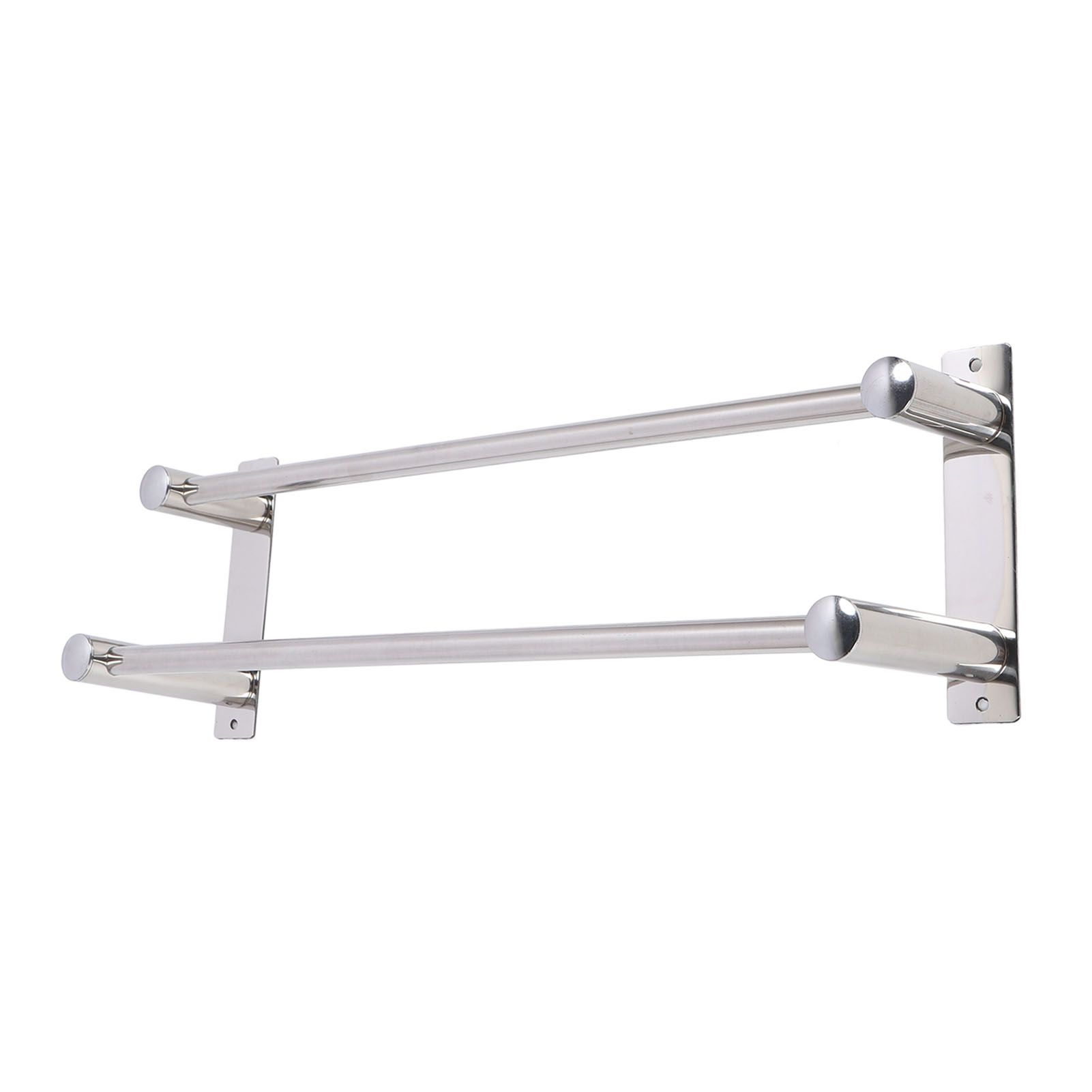 Towel Rack Bathroom Wall Mounted Stainless Steel Hanging Holder with Small view 9