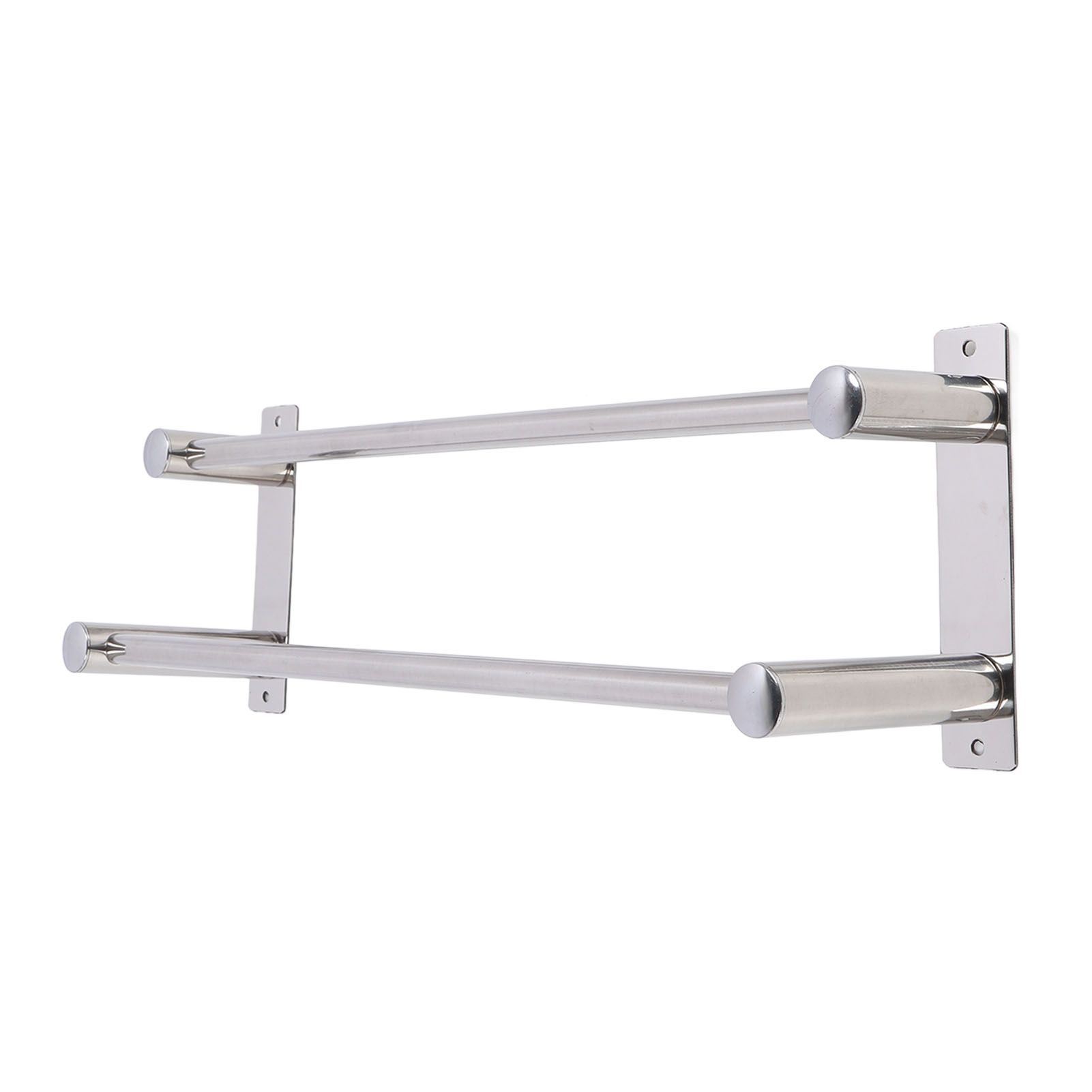 Towel Rack Bathroom Wall Mounted Stainless Steel Hanging Holder with Small view 11