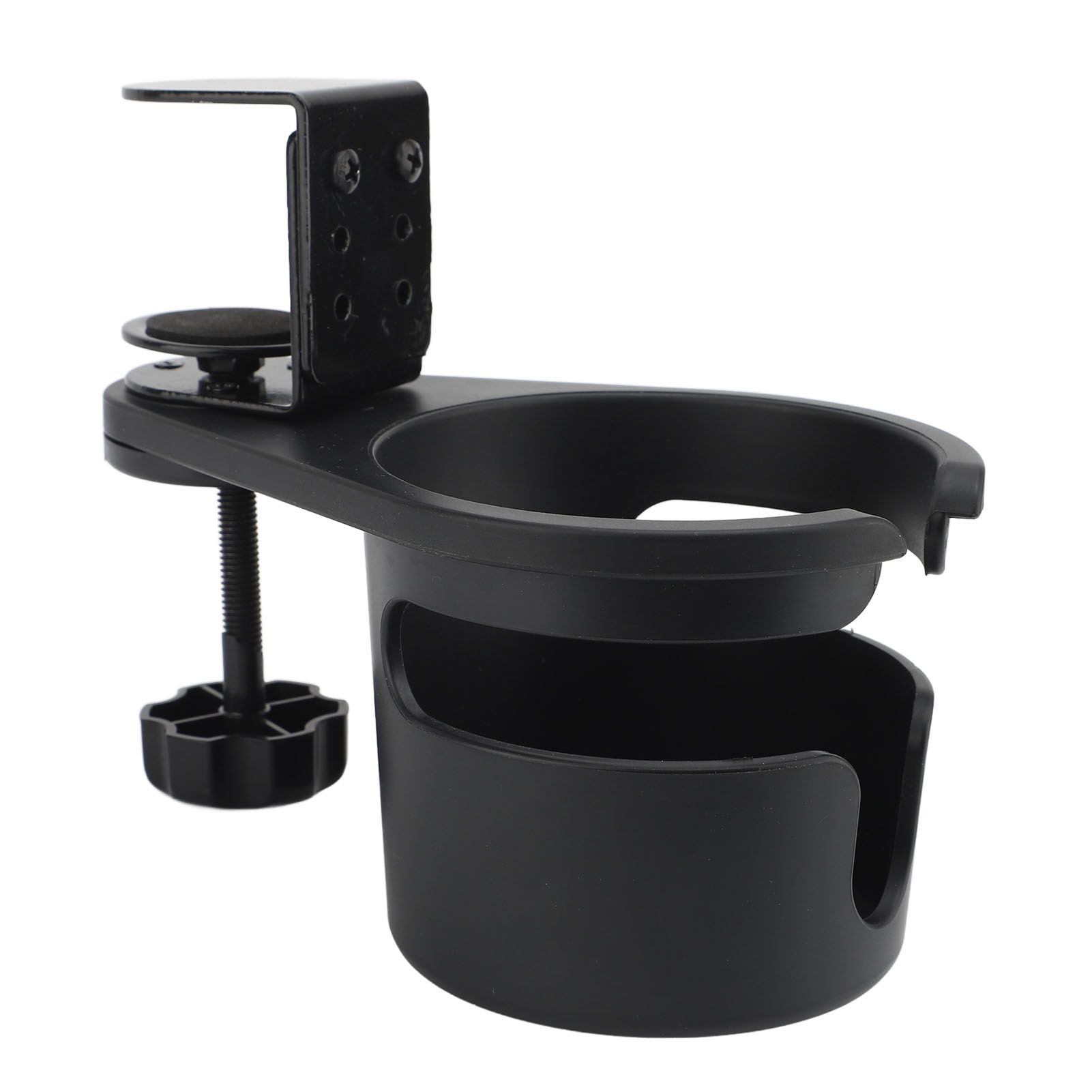 Desk Cup Holder Rotating Clip On Bottle Organizer Storage Rack for Coffee view 6