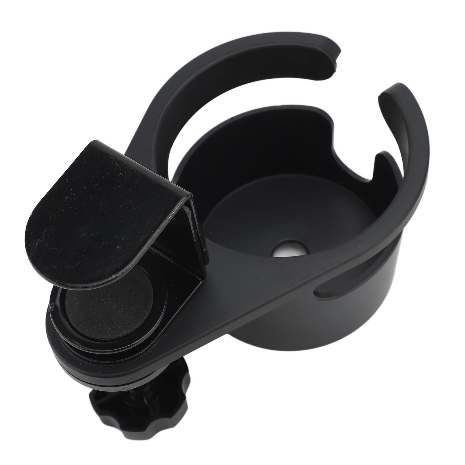 Desk Cup Holder Rotating Clip On Bottle Organizer Storage Rack for Coffee view 10