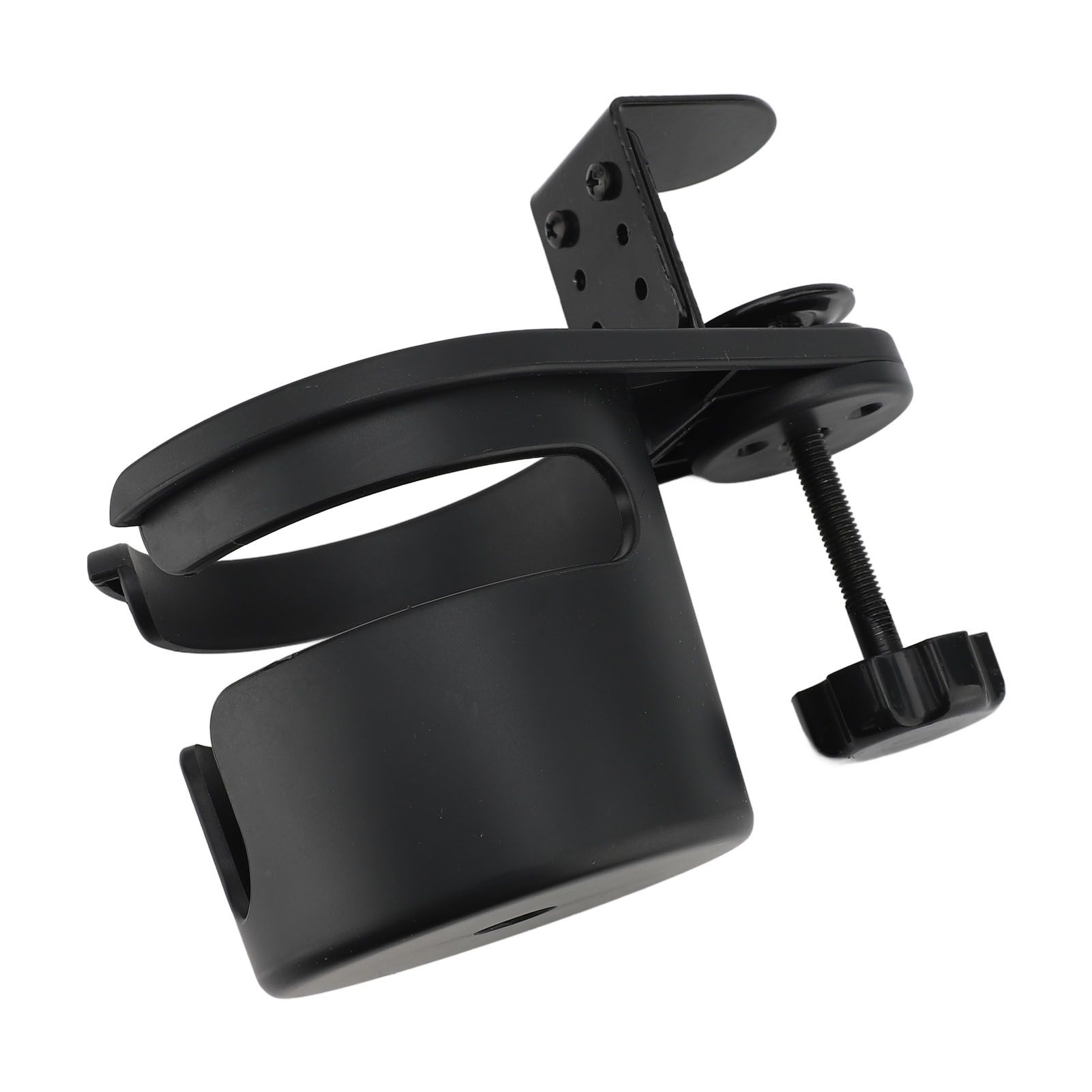 Desk Cup Holder Rotating Clip On Bottle Organizer Storage Rack for Coffee view 11