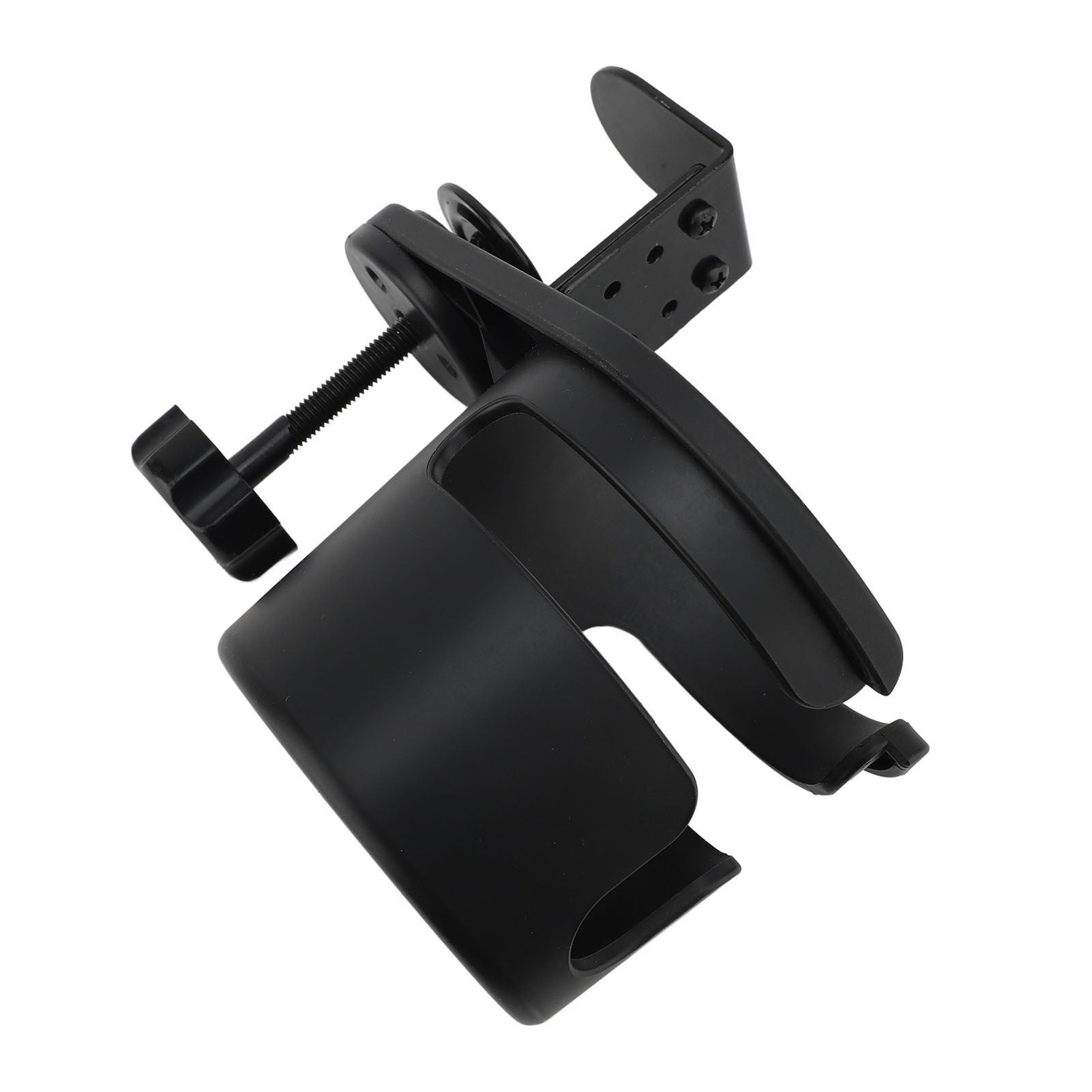 Desk Cup Holder Rotating Clip On Bottle Organizer Storage Rack for Coffee view 12