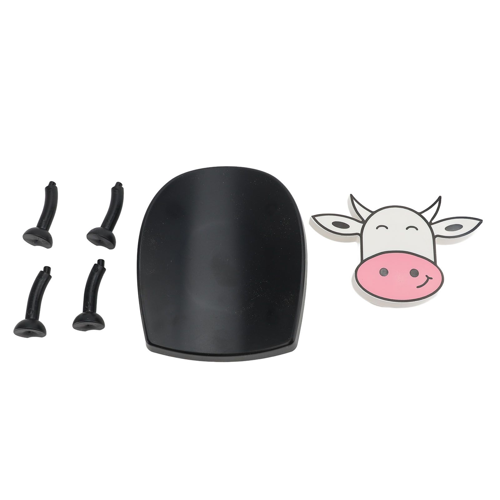 Cow Toilet Roll Holder Plastic Easy Using Decorative Tissue Paper Roll Storage view 2