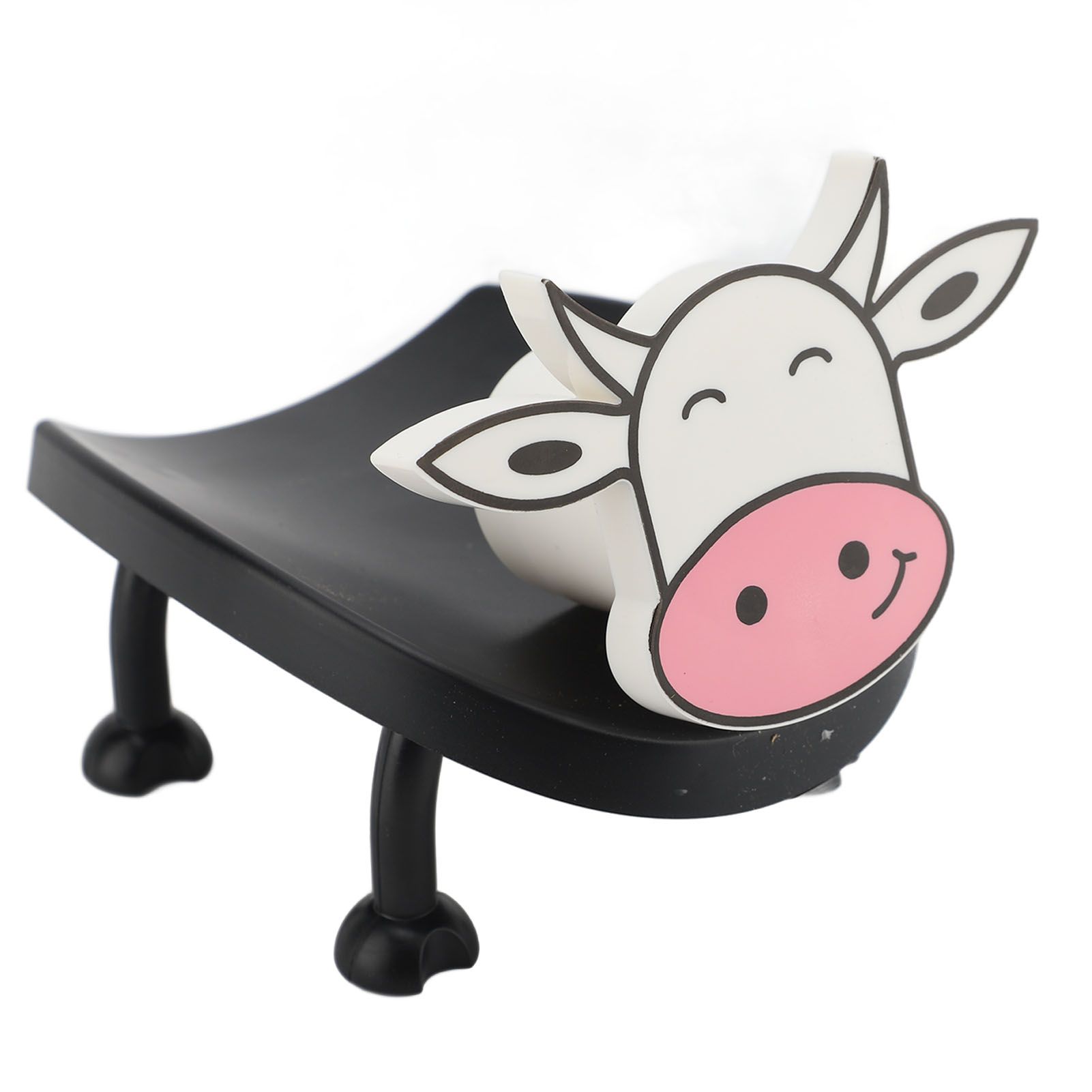 Cow Toilet Roll Holder Plastic Easy Using Decorative Tissue Paper Roll Storage view 3