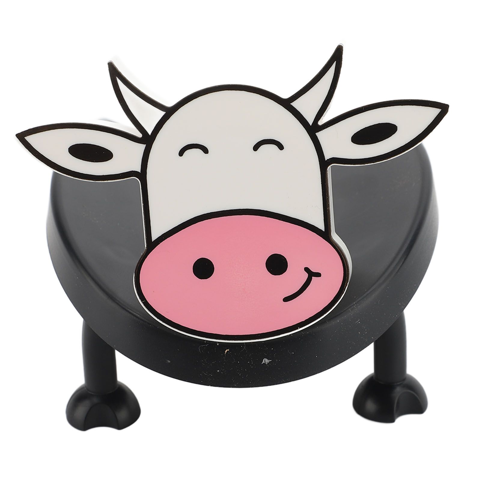 Cow Toilet Roll Holder Plastic Easy Using Decorative Tissue Paper Roll Storage view 4