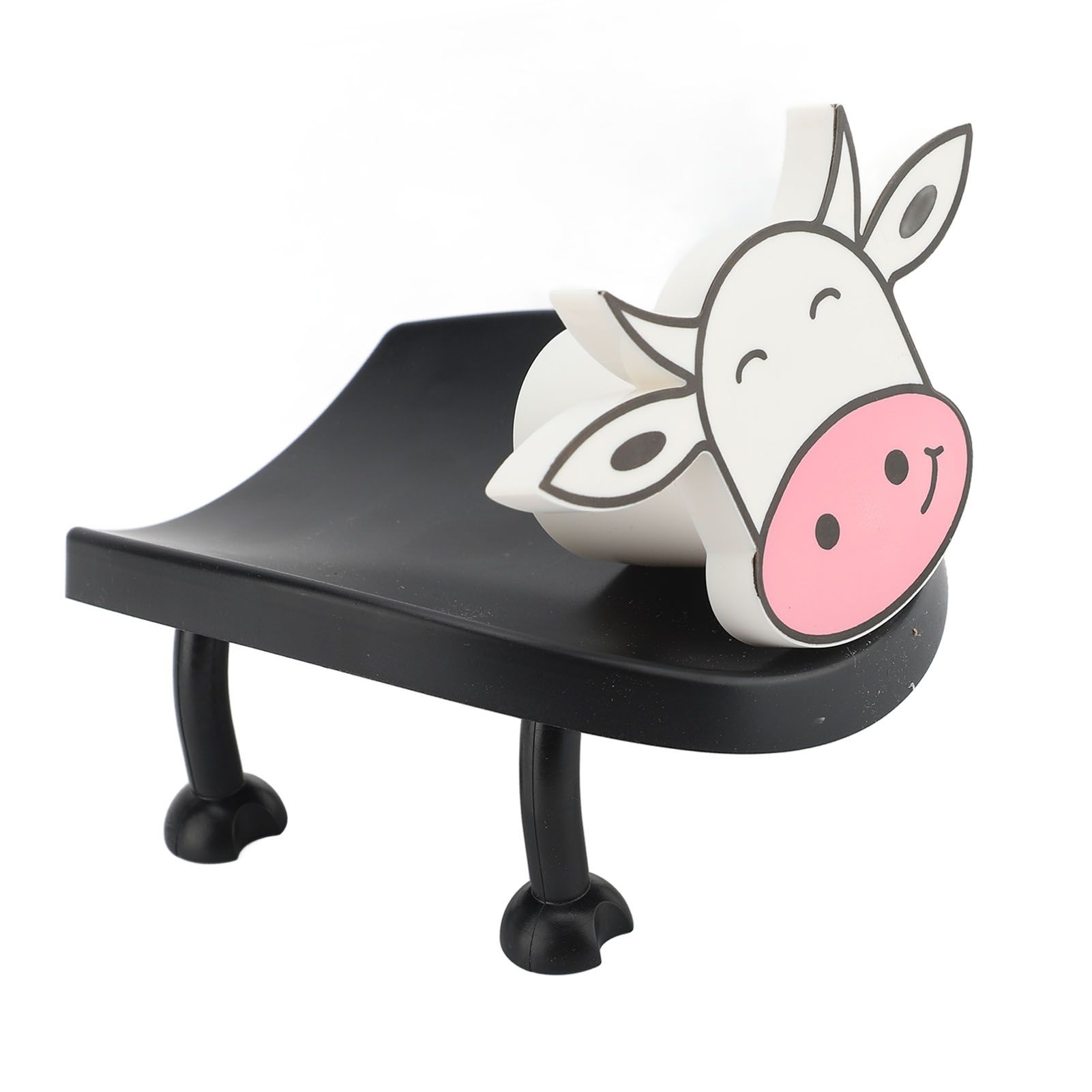 Cow Toilet Roll Holder Plastic Easy Using Decorative Tissue Paper Roll Storage view 5