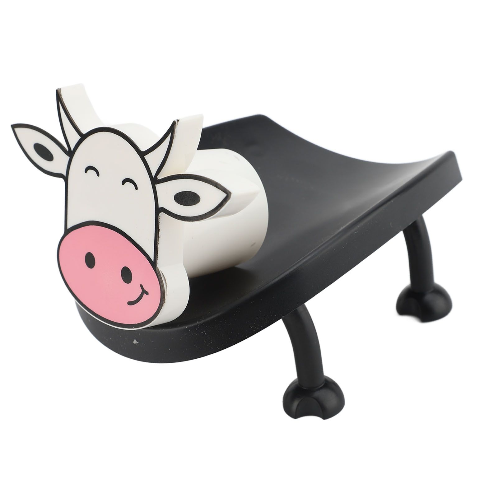 Cow Toilet Roll Holder Plastic Easy Using Decorative Tissue Paper Roll Storage view 6