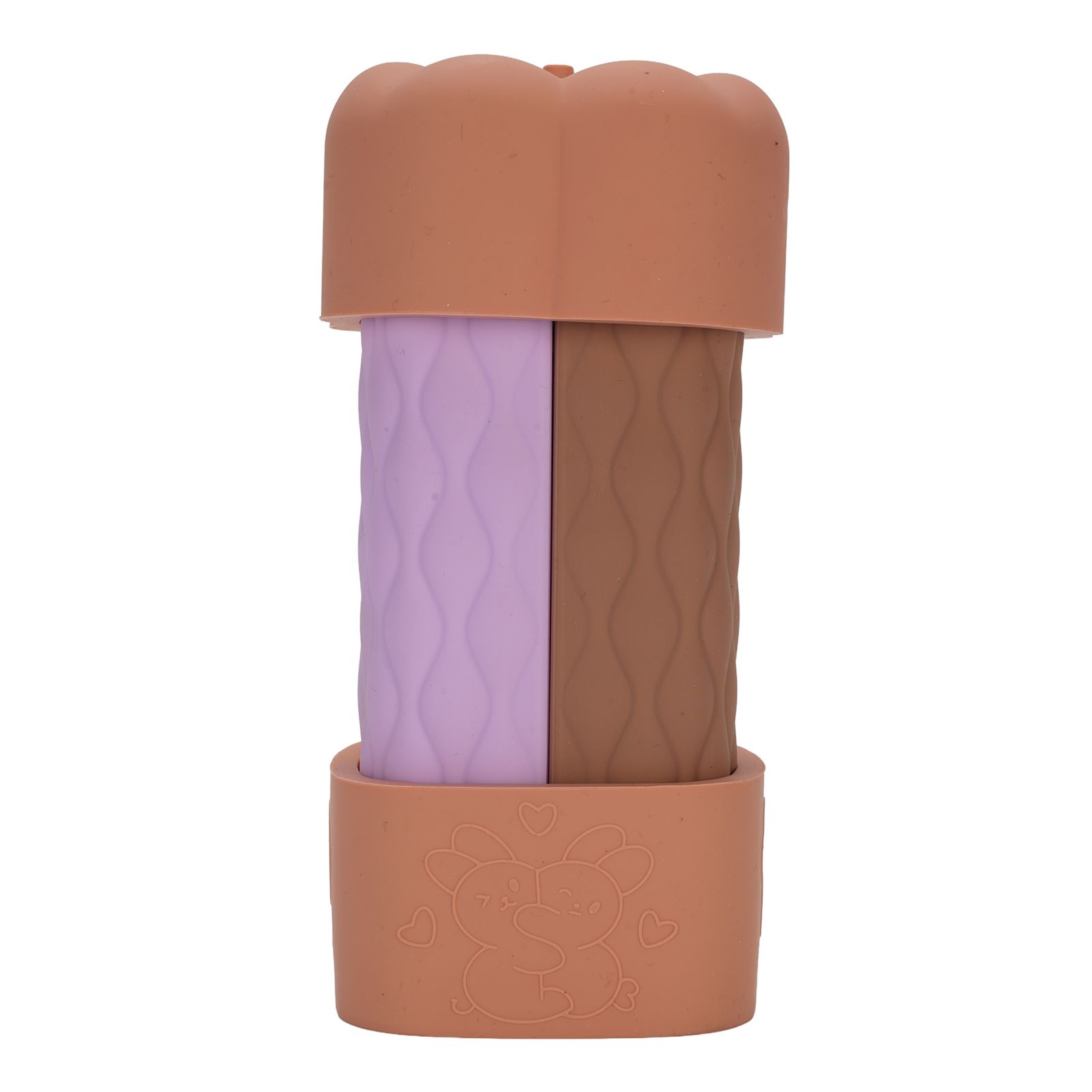 4 in 1 Portable Travel Bottles Set Leak Proof Wide Mouth Cute Silicone Travel view 4