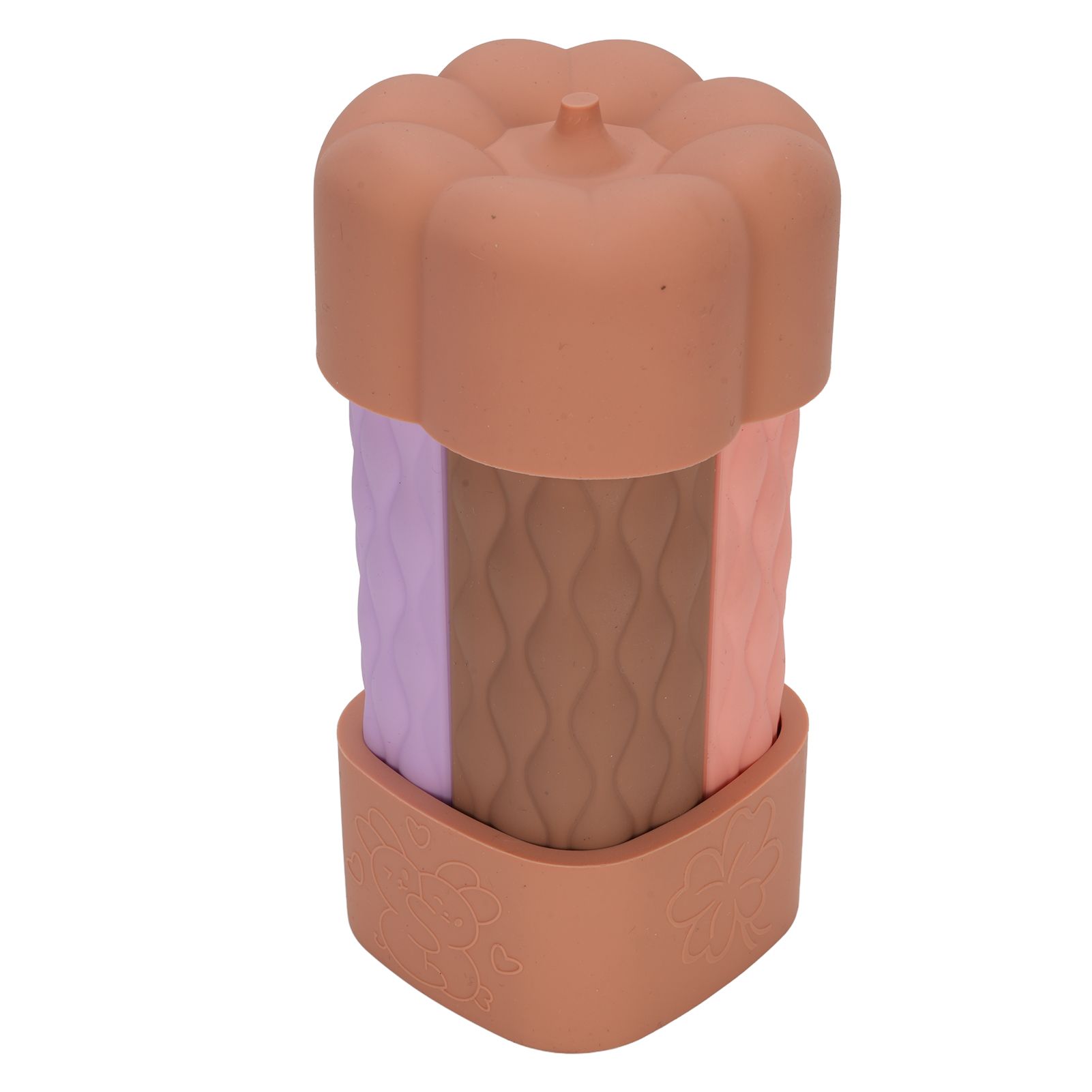 4 in 1 Portable Travel Bottles Set Leak Proof Wide Mouth Cute Silicone Travel view 11