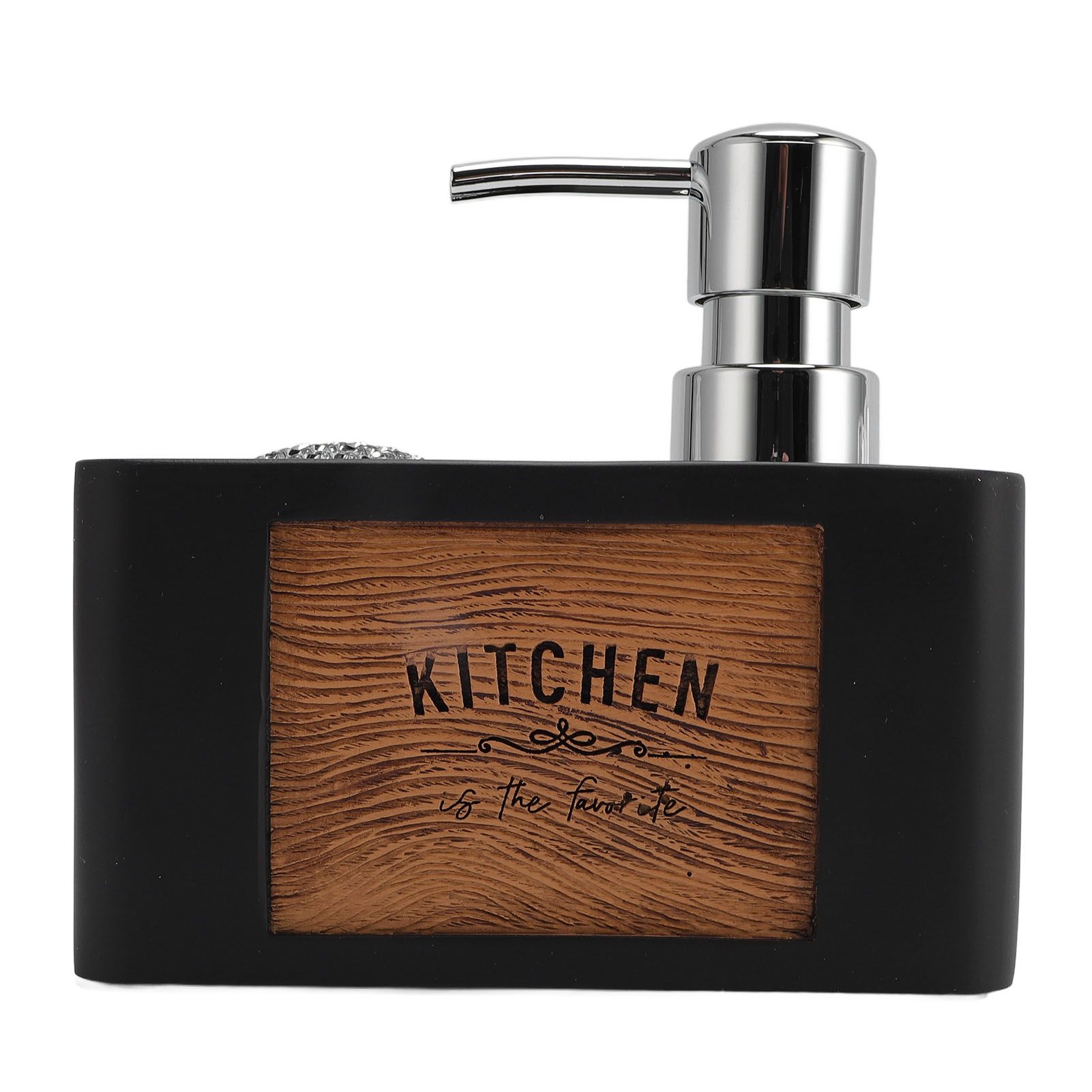 Dish Soap Dispenser Resin ABS Kitchen Liquid Soap Dispenser with Dish Brush view 8