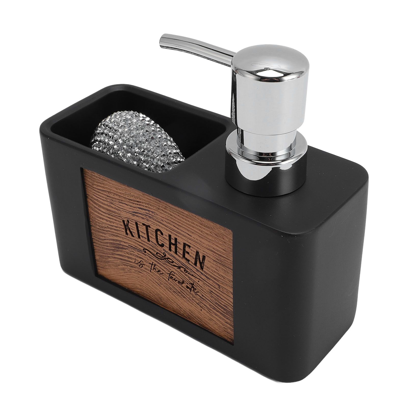 Dish Soap Dispenser Resin ABS Kitchen Liquid Soap Dispenser with Dish Brush view 9