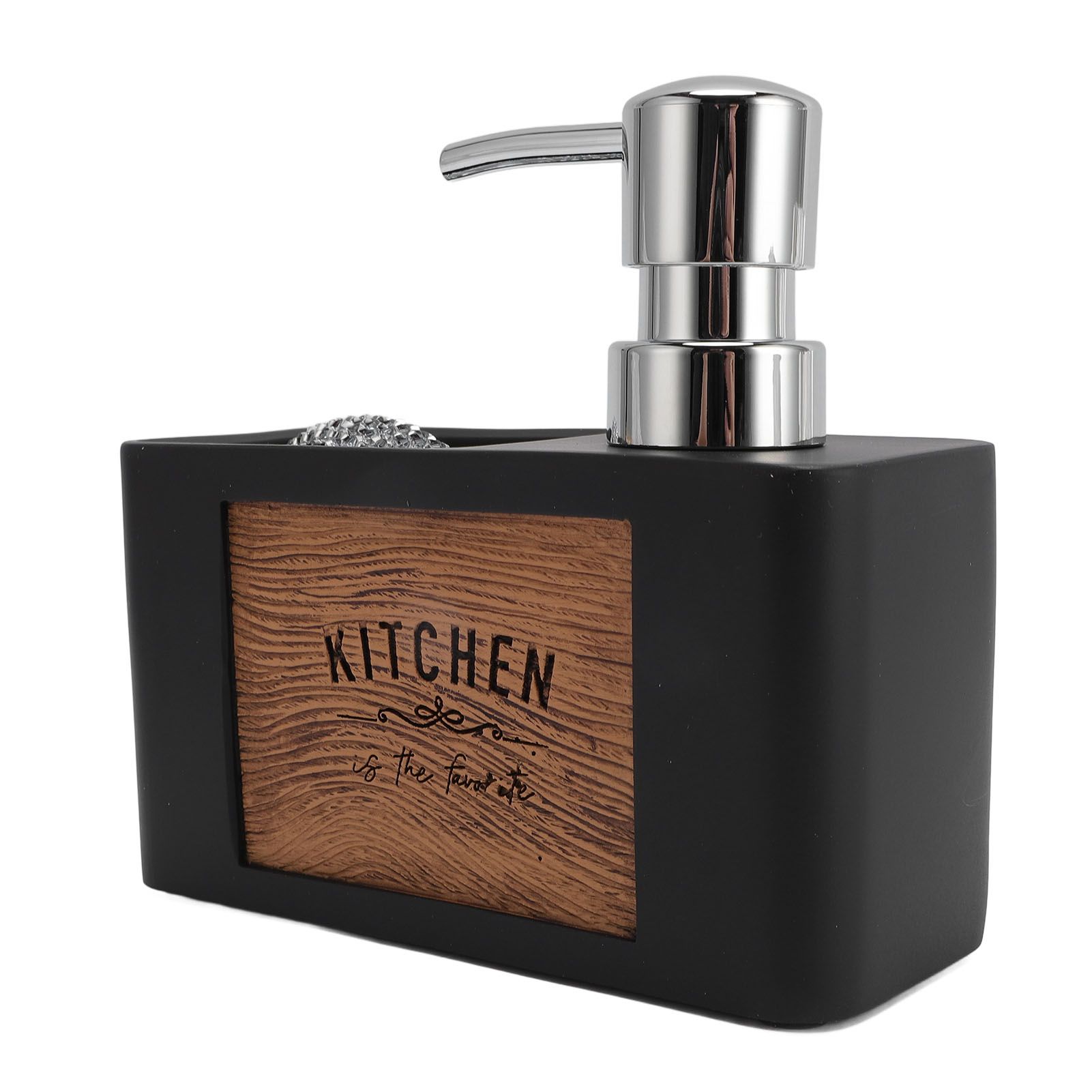 Dish Soap Dispenser Resin ABS Kitchen Liquid Soap Dispenser with Dish Brush view 10