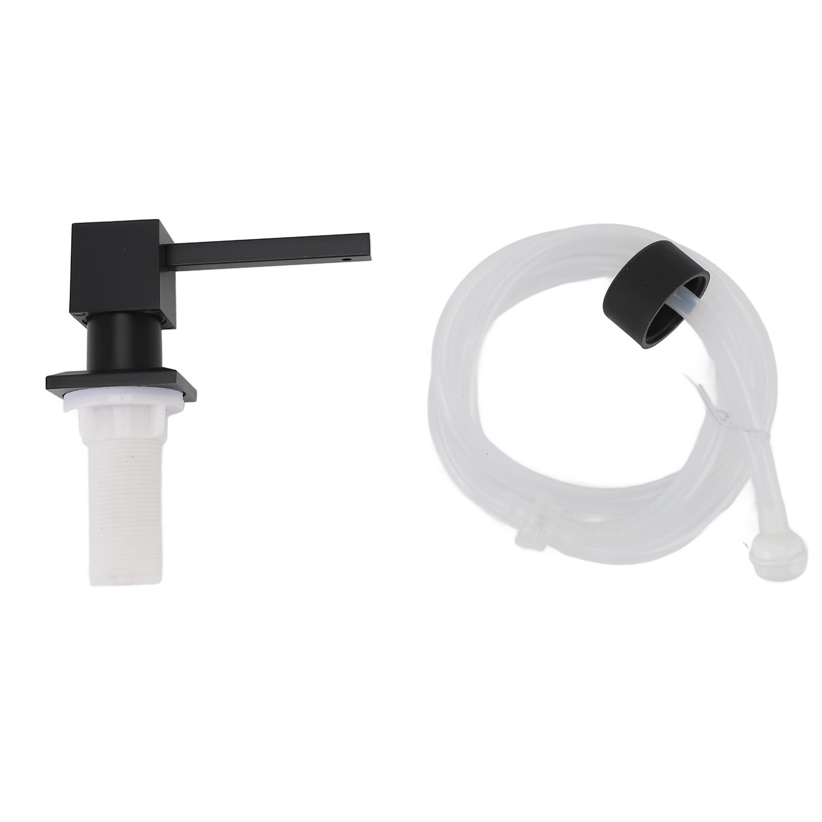 Soap Dispenser for Kitchen Sink Zinc Alloy Square Countertop Dish Soap view 9