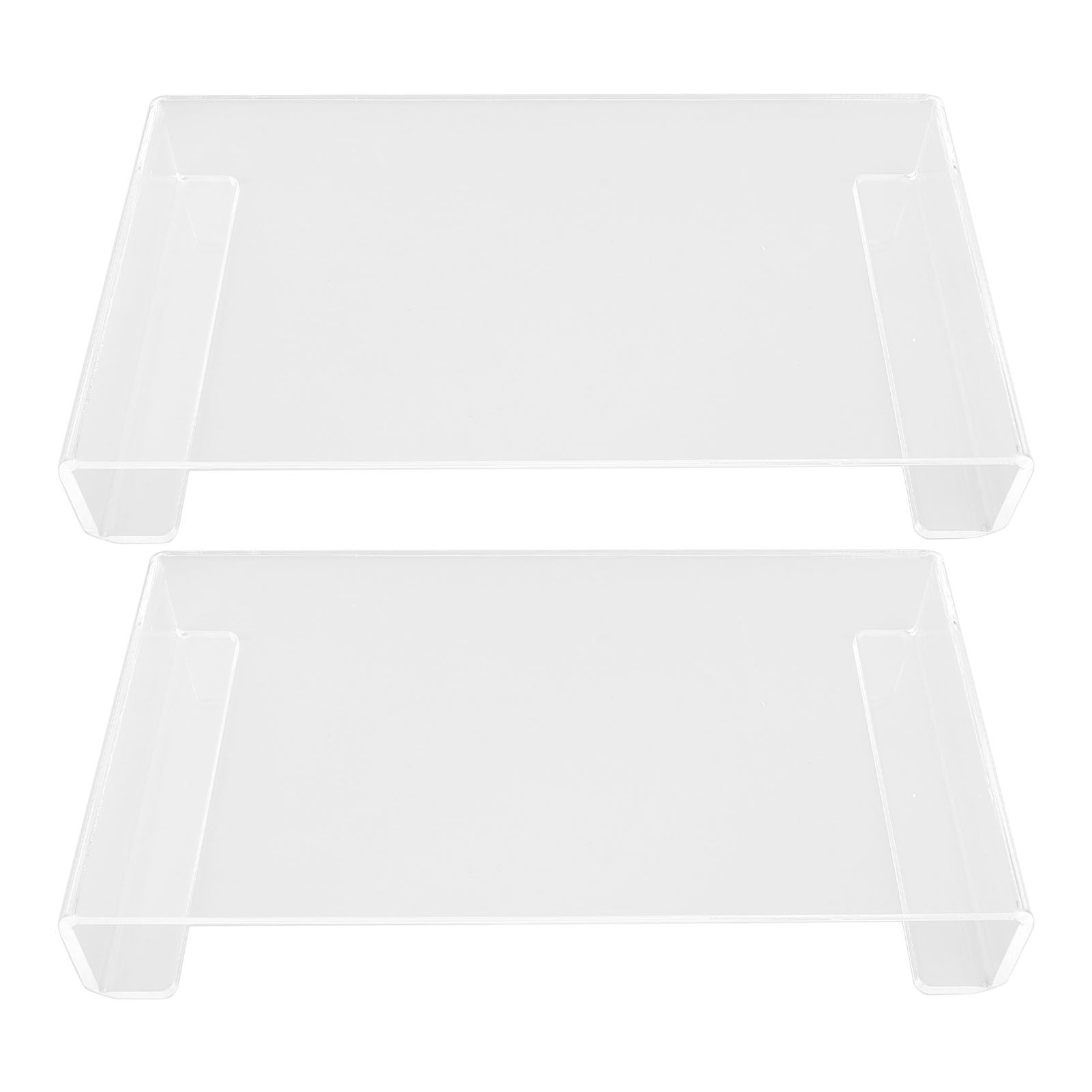 2PCS Acrylic Stand Polished Edges Multipurpose Acrylic Display Riser for view 2