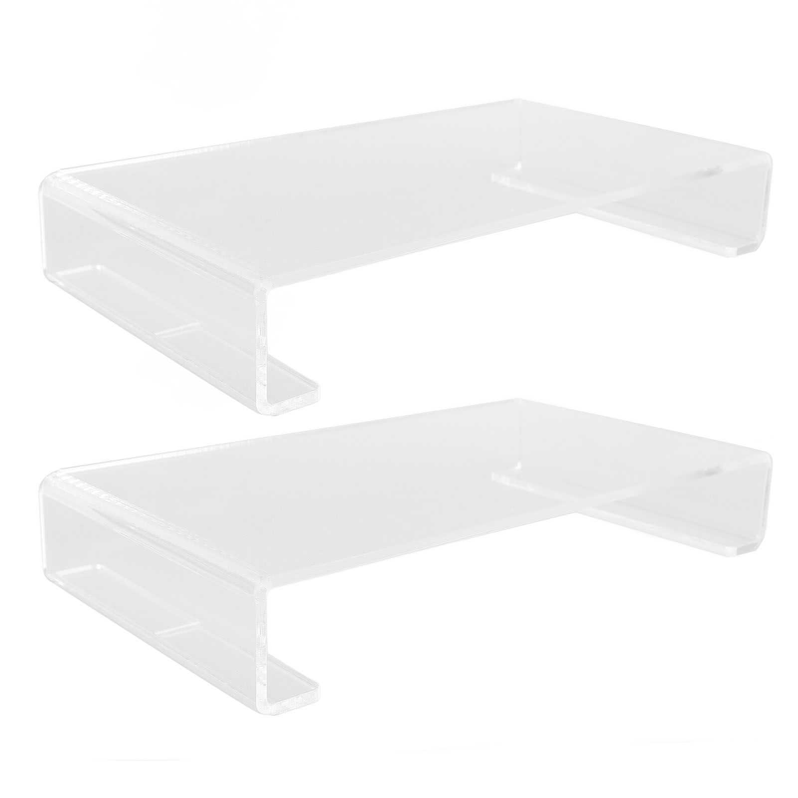 2PCS Acrylic Stand Polished Edges Multipurpose Acrylic Display Riser for view 7