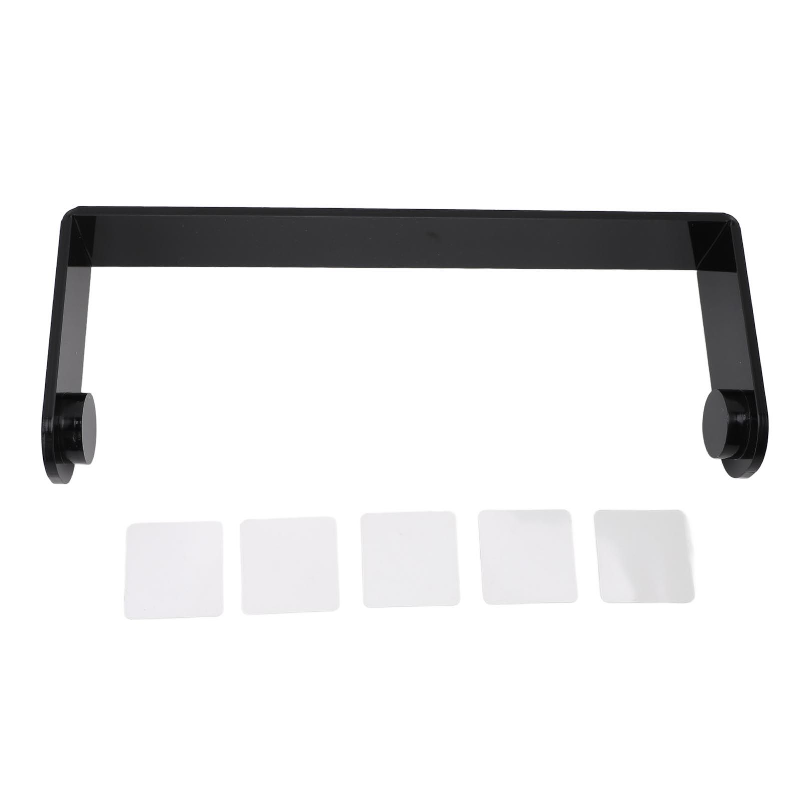 Acrylic Paper Towel Holder Under Cabinet Self Adhesive Paper Towel Rack view 3